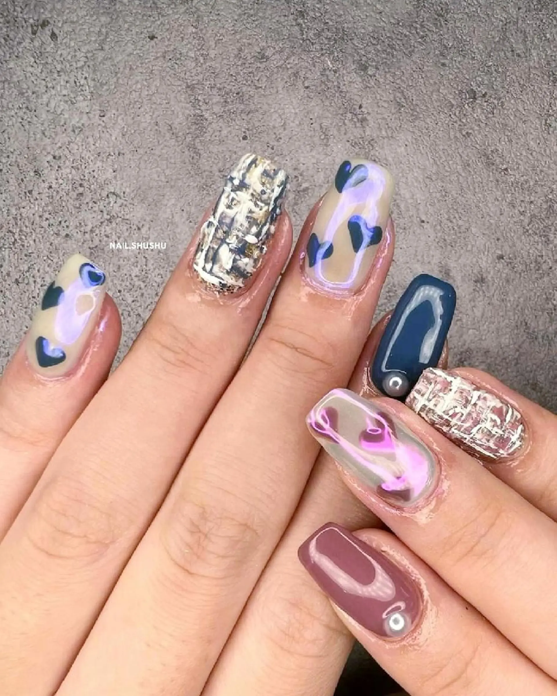 ネイル 持ち込み 3dパーツ/流行り 👧shushu❤️のネイルデザイン