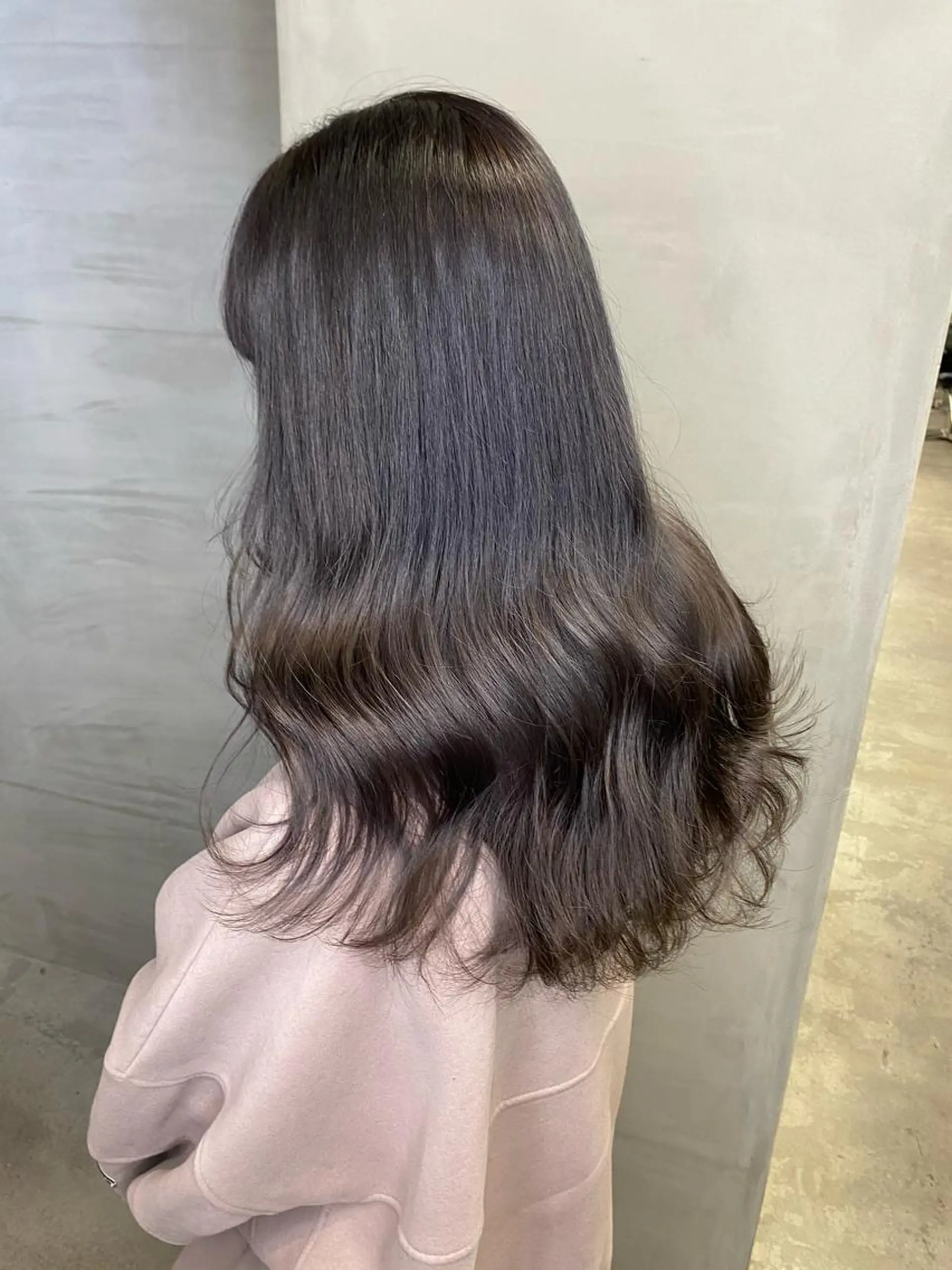 セミロング カラー あざと可愛い❤️ 髪質整形💊　輝のヘアスタイル