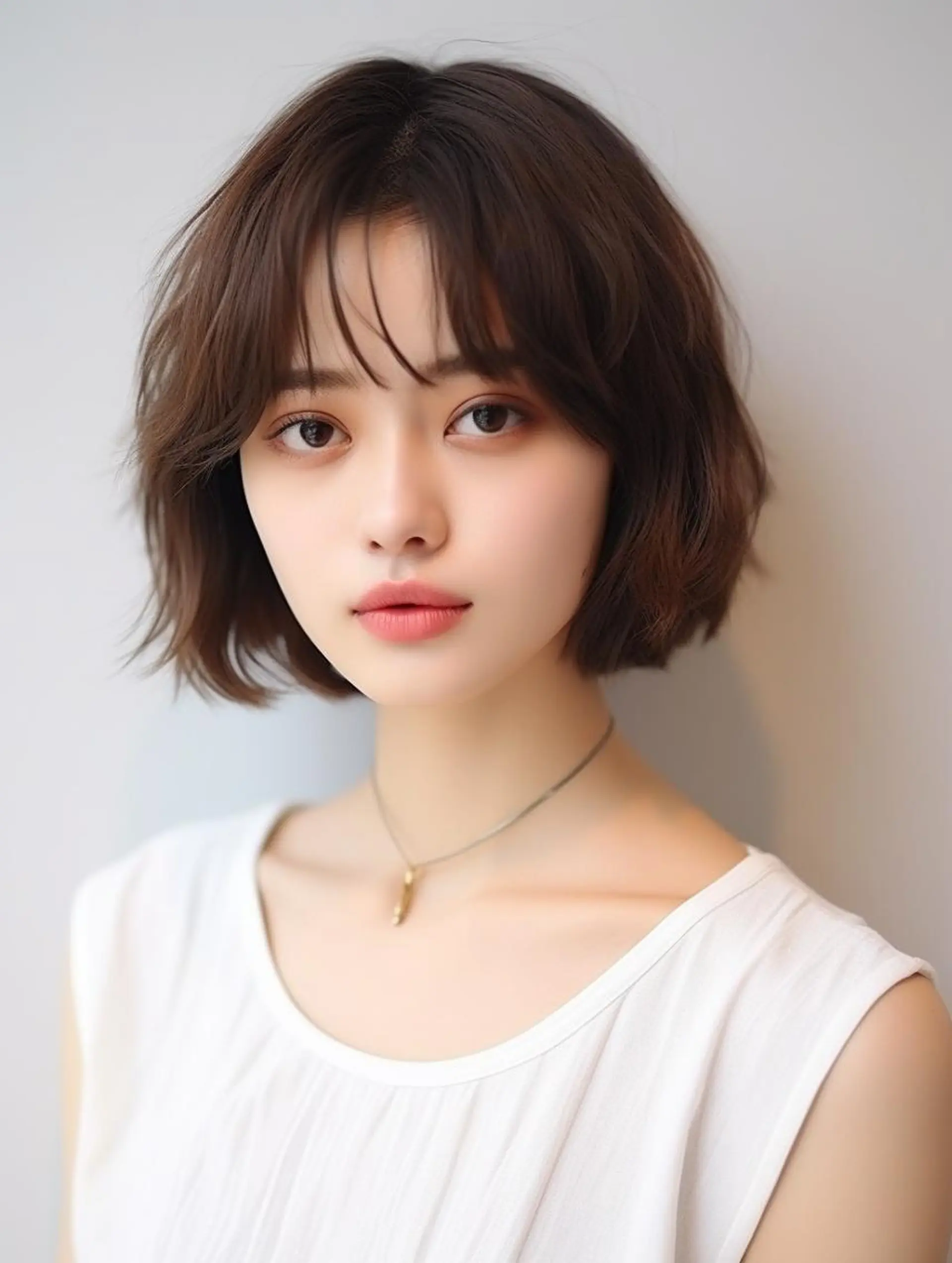 ショート カラー 表参道/さあ や/大人ナチュラルのヘアスタイル