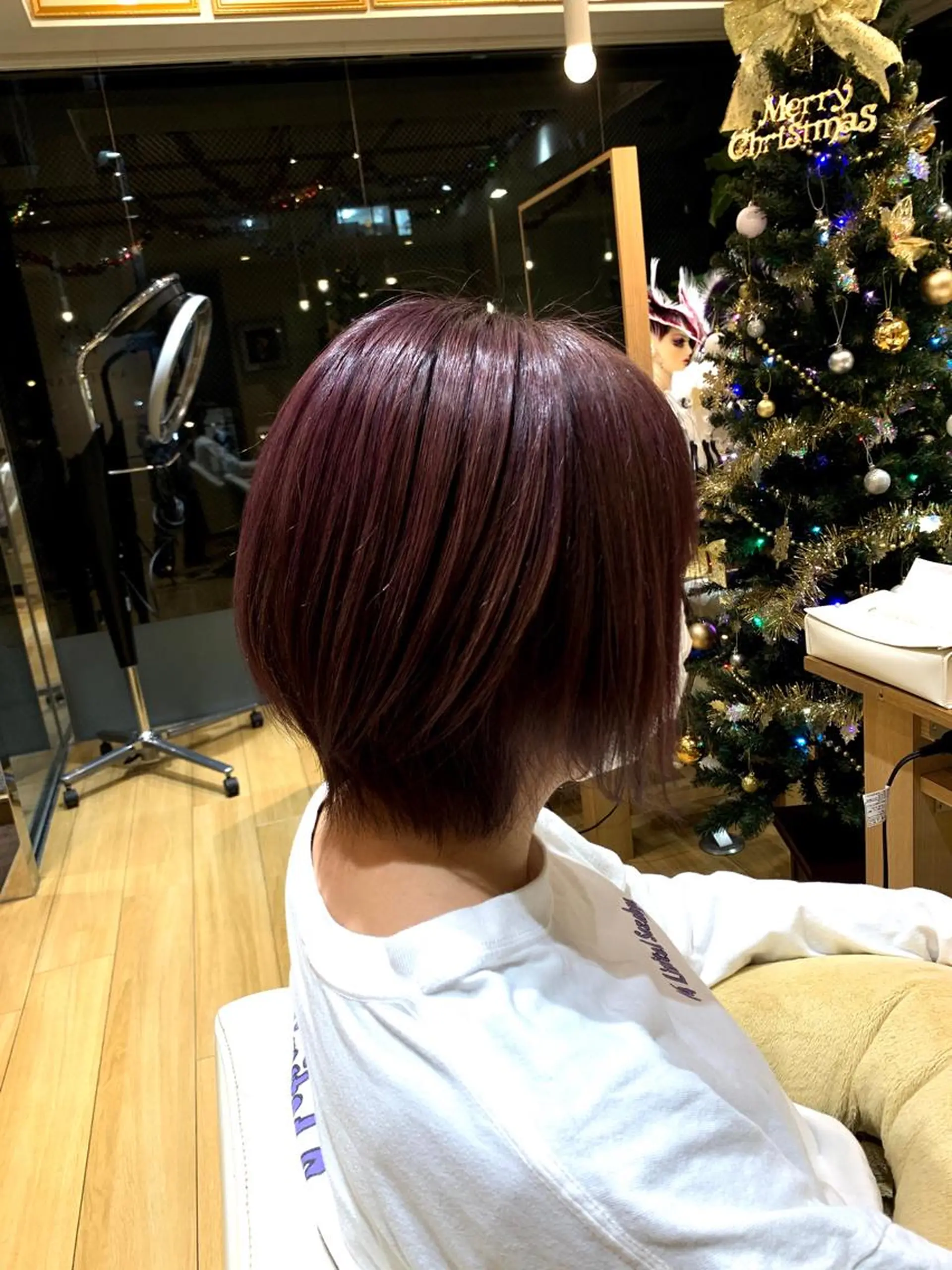 ミディアム カラー ピンクカラー 全国1位🥇世界5位 小野田　礼花のヘアスタイル