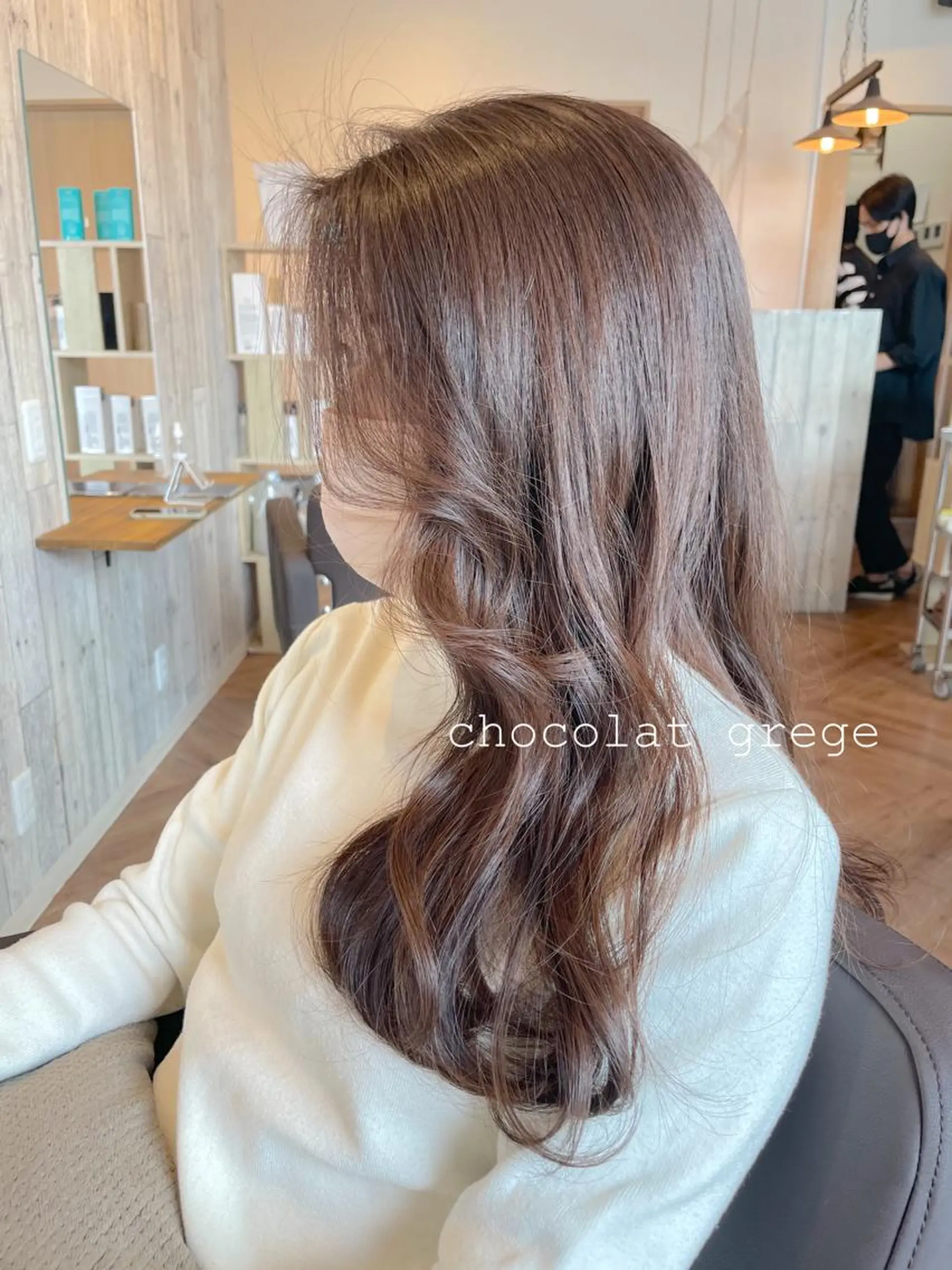 ロング カラー ヘアアレンジ カット ヘアカラー トリートメント NANA／trend style🕊🍑のヘアスタイル