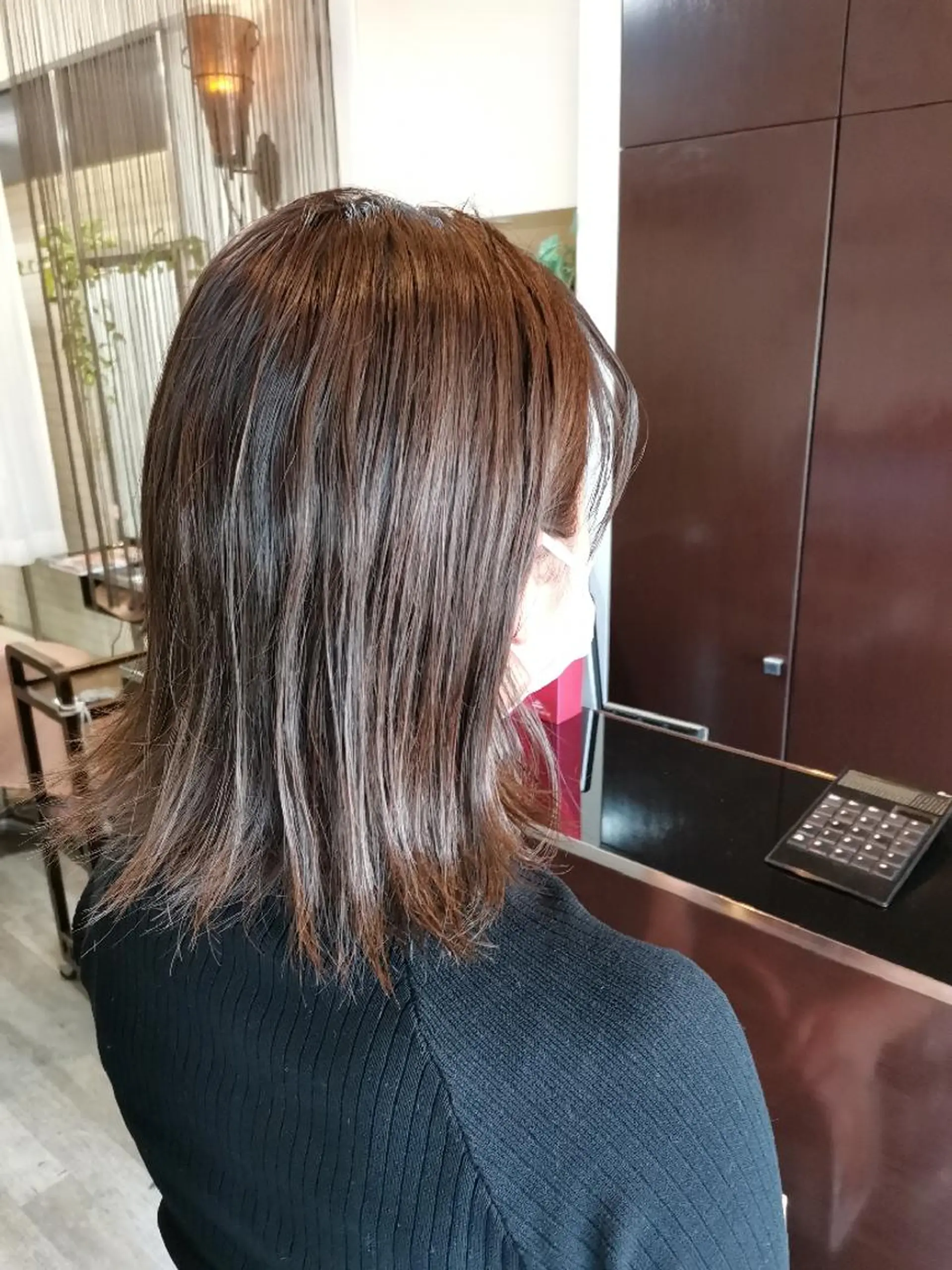 セミロング ツヤ髪ケアカラー✨ 中谷良成のヘアスタイル