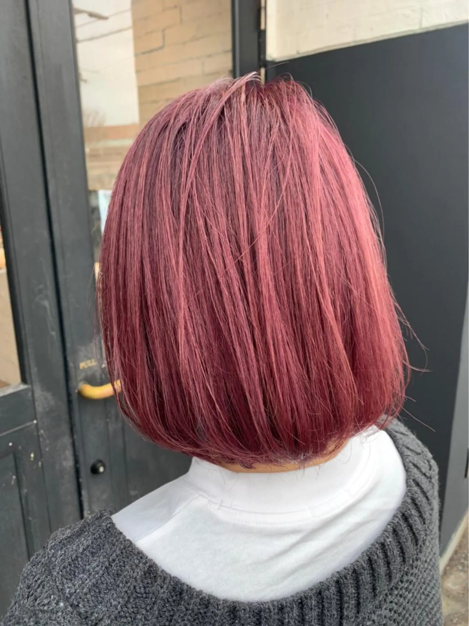 カラー 前田 輝のヘアスタイル