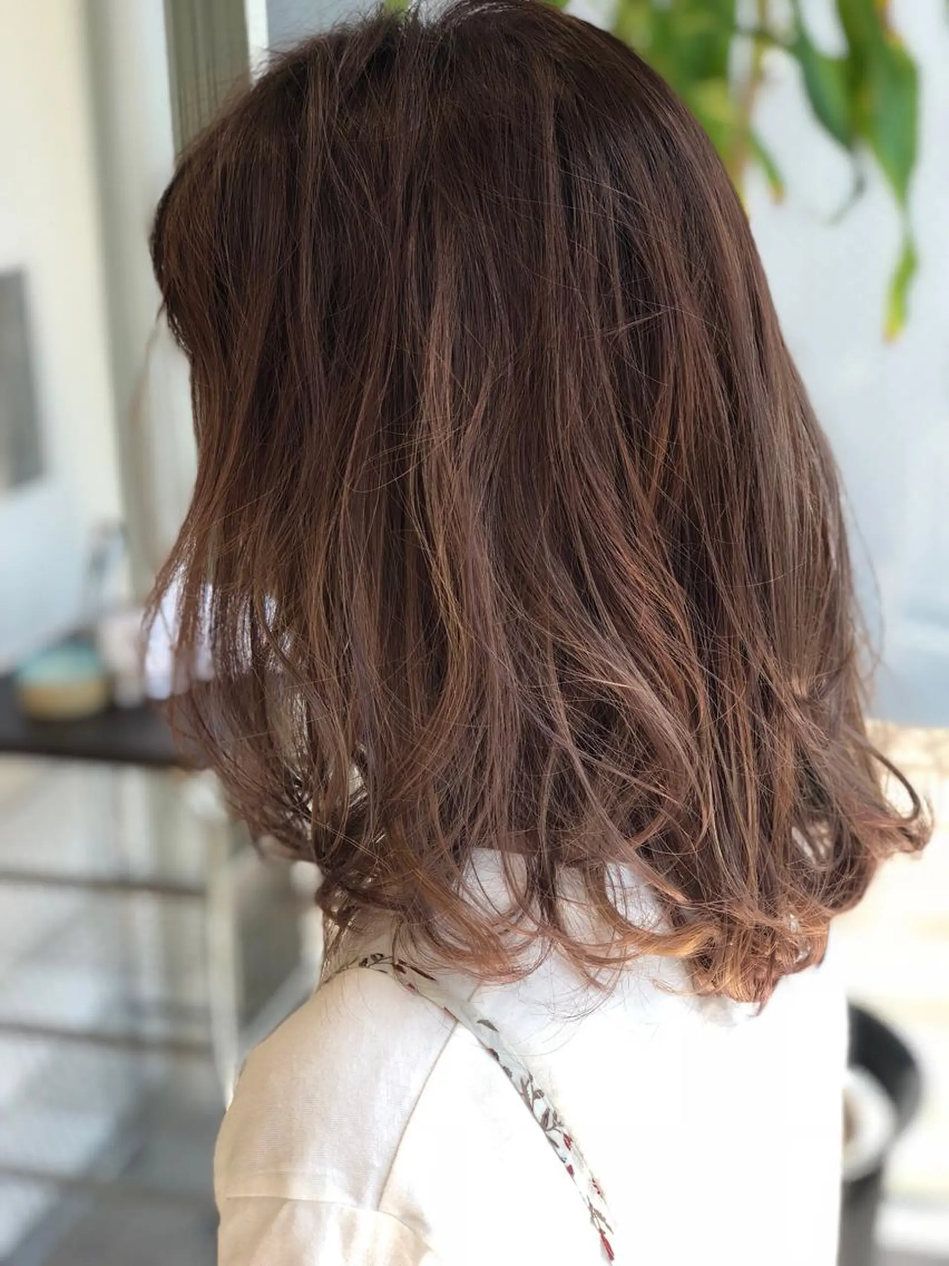 ミディアム 似合わせカット 迫留由弥のヘアスタイル