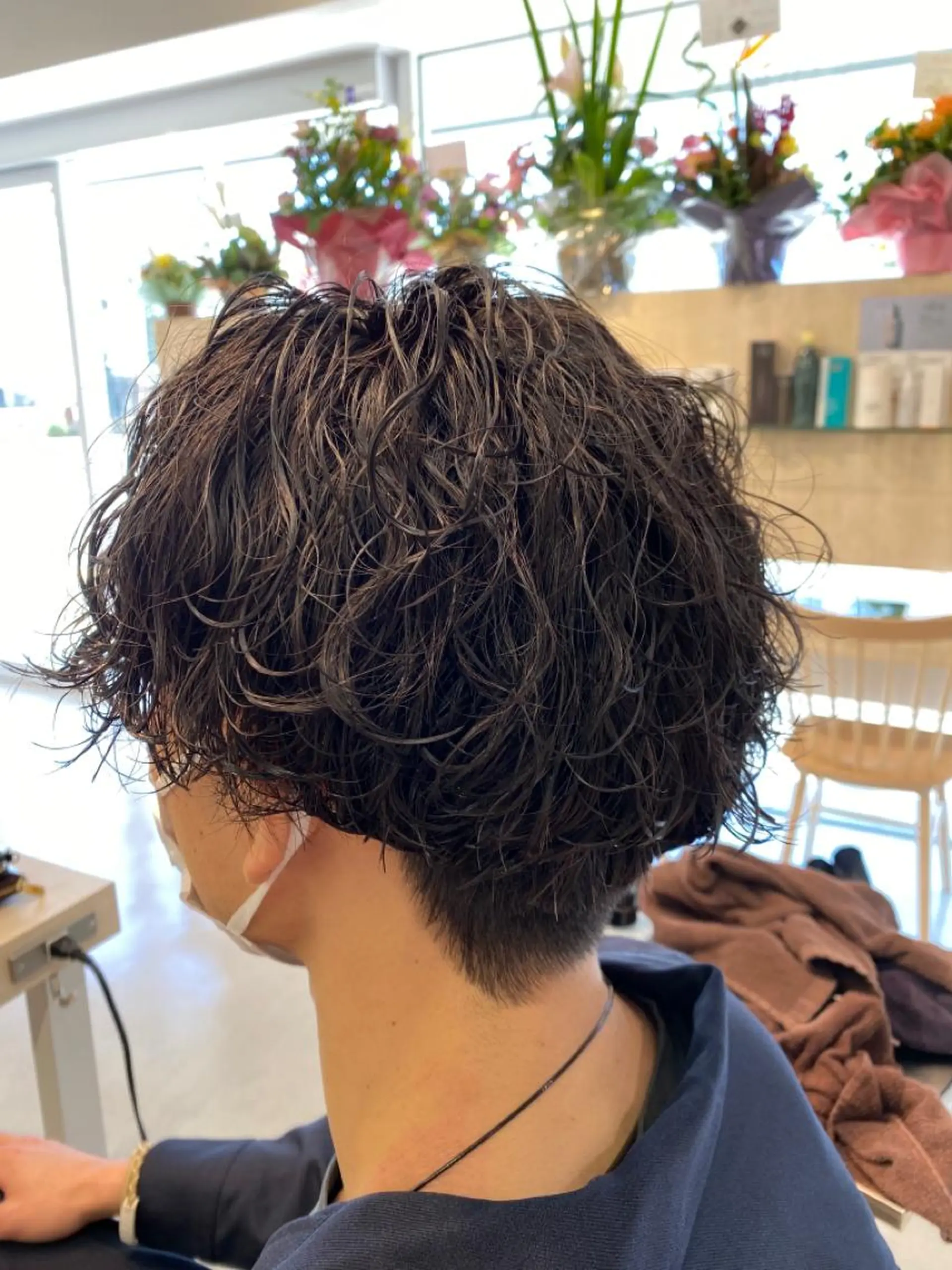 メンズ メンズパーマ 韓国メンズ特化 パーマSatskiのヘアスタイル