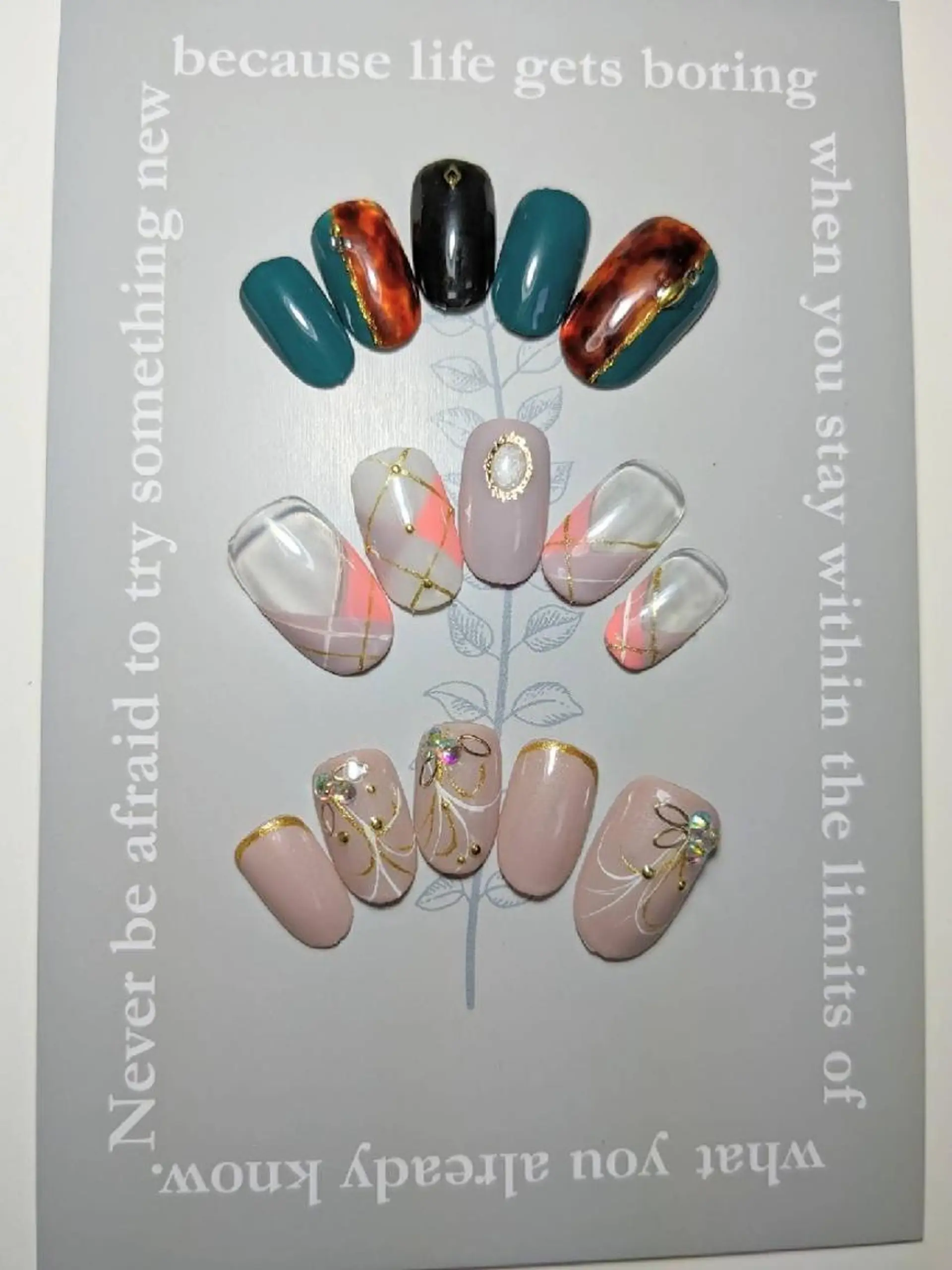 ネイル ゴージャス ハンドネイル ネイルサロンベルティ .ひとみのネイルデザイン