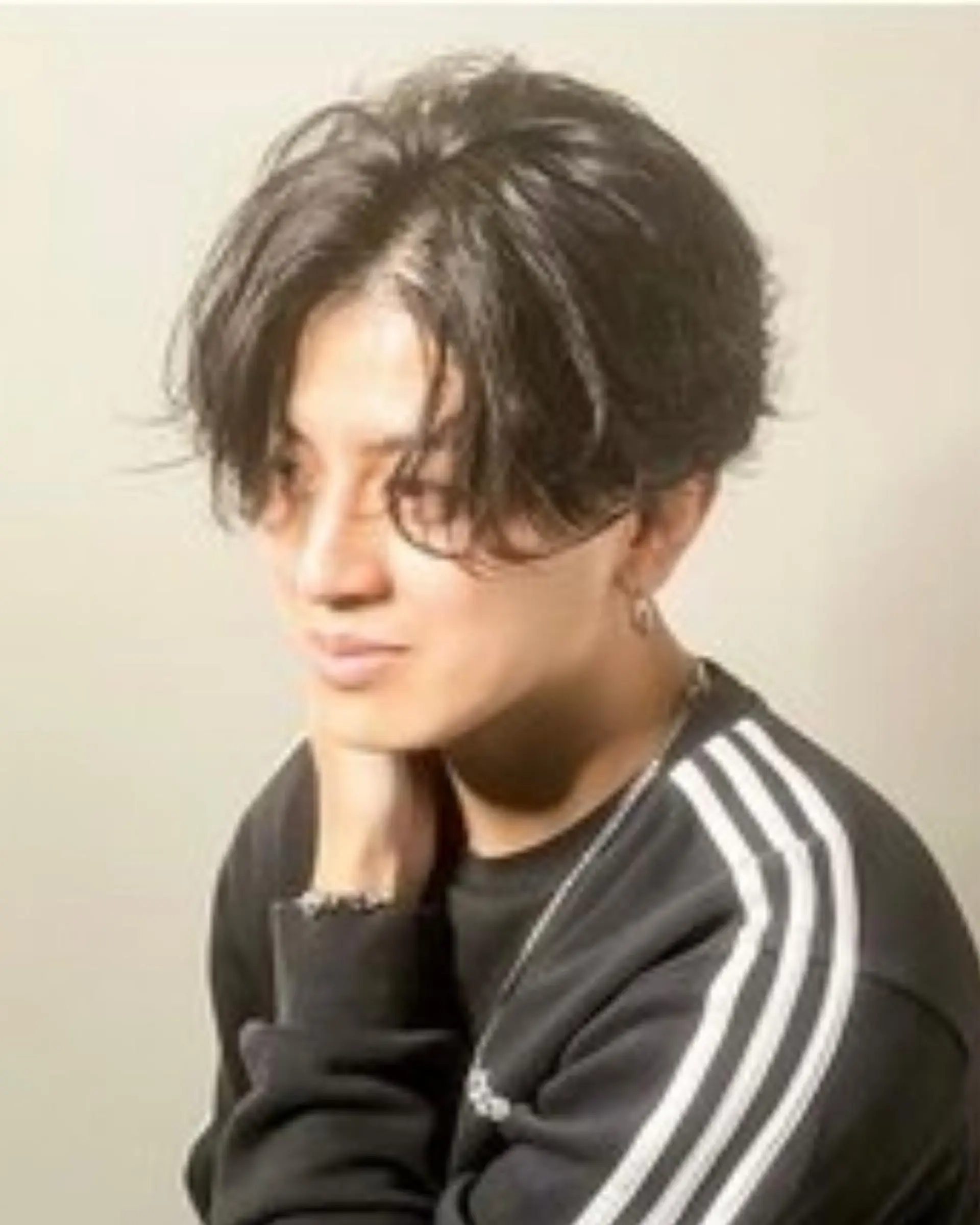 カラー パーマ ヘアアレンジ メンズ 🍑🧋ハイトーン 暖色カラーlucaのヘアスタイル