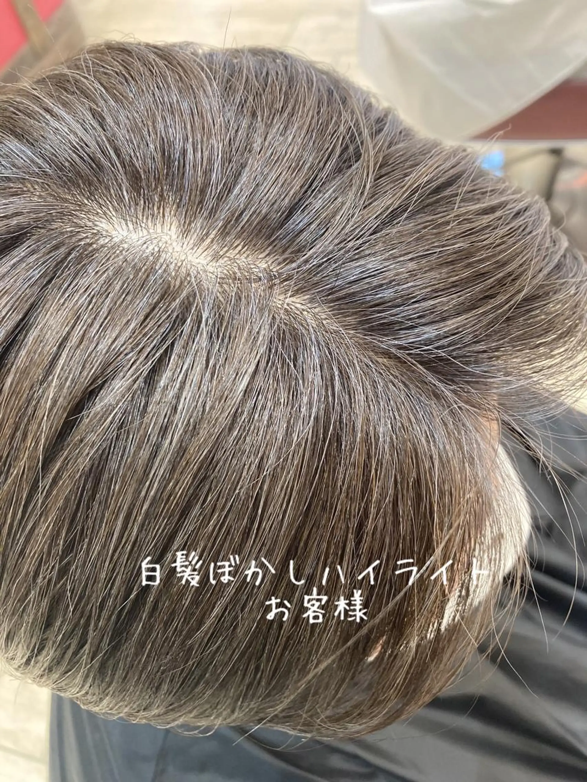 ショート あやかショート 白髪ぼかしのヘアスタイル