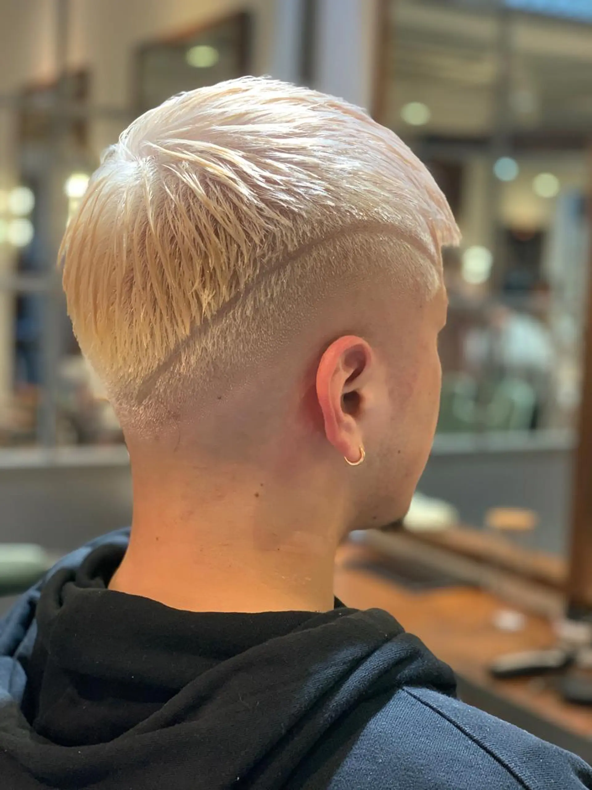 ショート カラー メンズ カット ヘアカラー トリートメント BINGO HAIR WORKS 【ビンゴヘアワークス】所属・🎱メンズフェード 特化HYOGA🎱のヘアスタイル