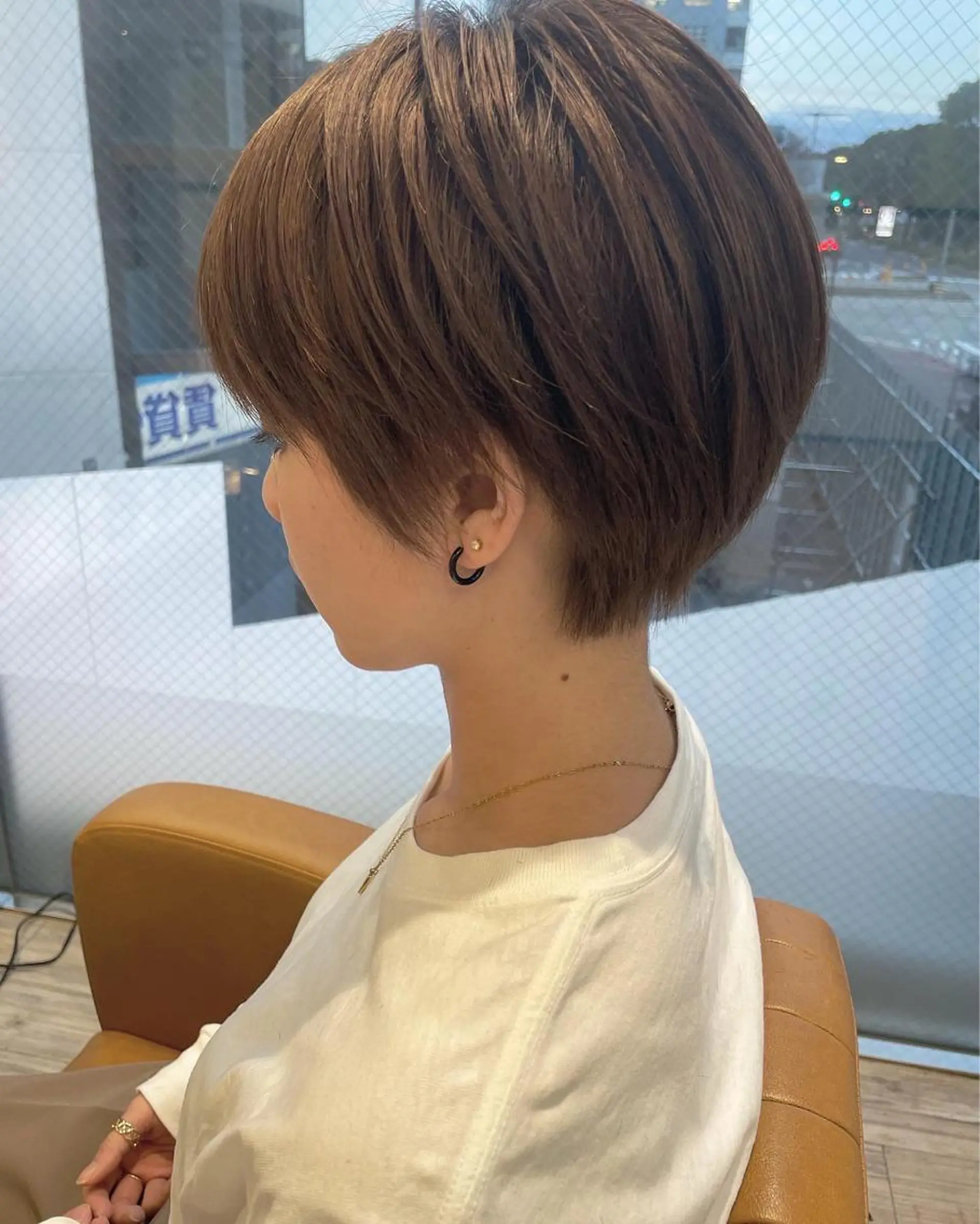 ショート カラー ベリーショート アッシュ 透明感カラー 外国人風カラー 髪質改善 カット ヘアカラー トリートメント 河合秀明/ショート /ボブ/レイヤーのヘアスタイル