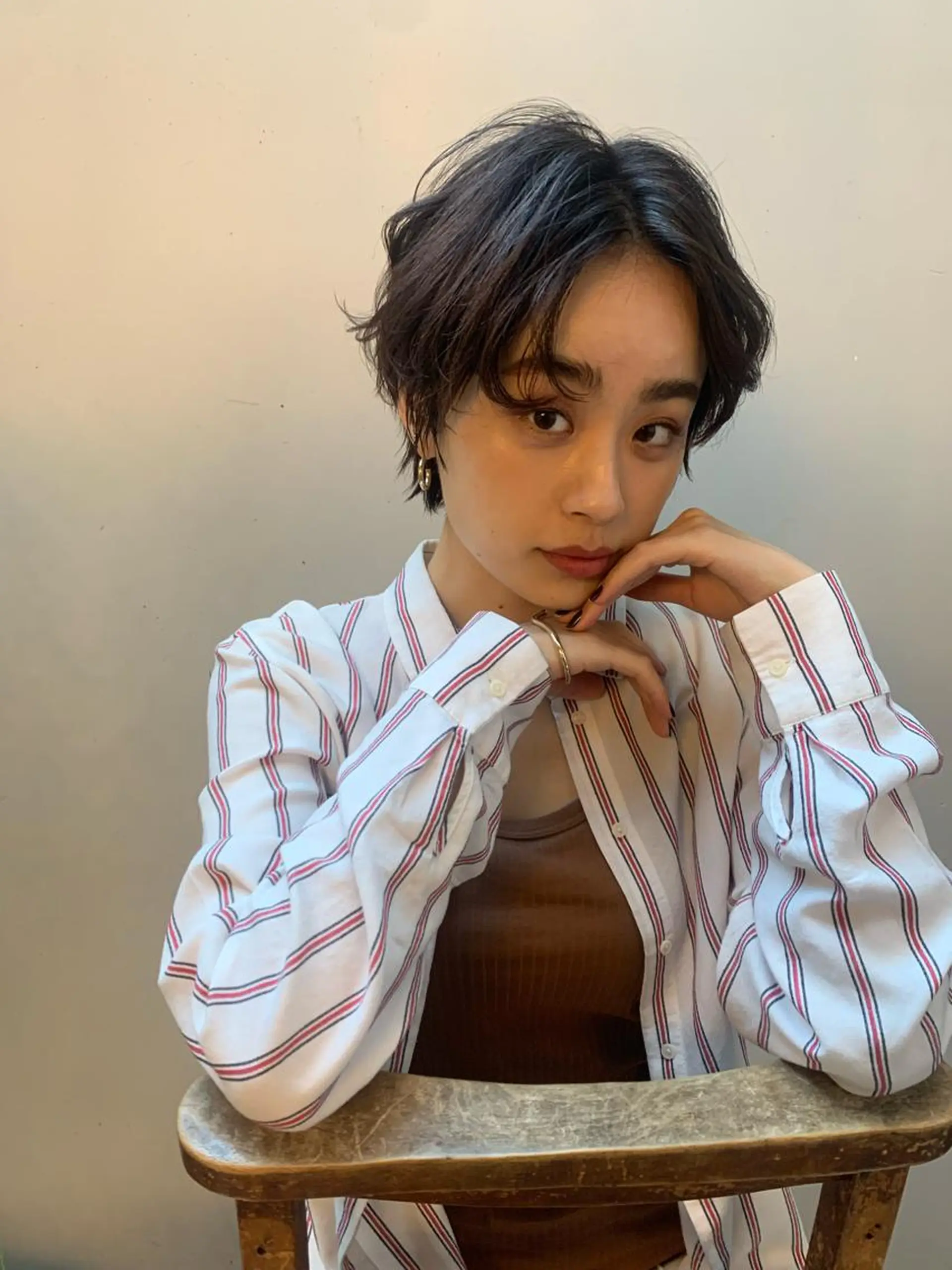 ショート 朝がラクになるパーマ トウバルタイキのヘアスタイル