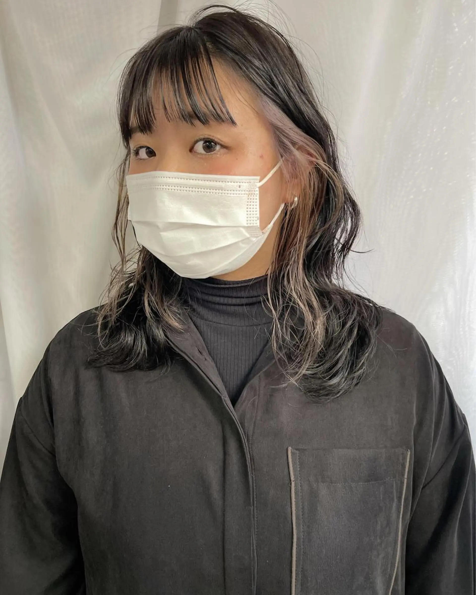 ミディアム 早瀬裕之 パーマのヘアスタイル