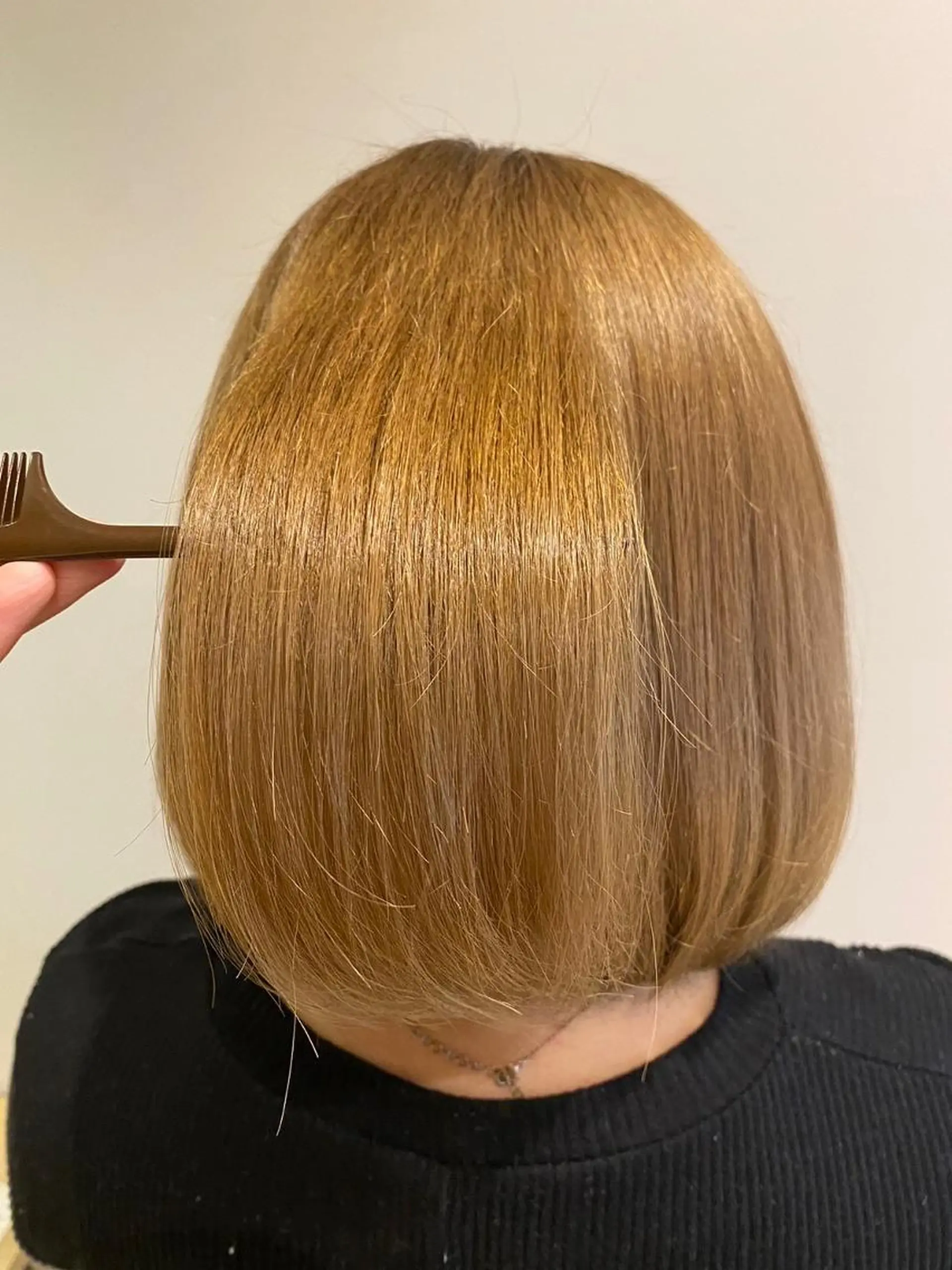 ミディアム カラー ベージュカラー ブリーチ ブロンド イルミナカラー ヘアカラー トリートメント 🌹艶髪カラー🌹 津田晴加【西荻窪】のヘアスタイル