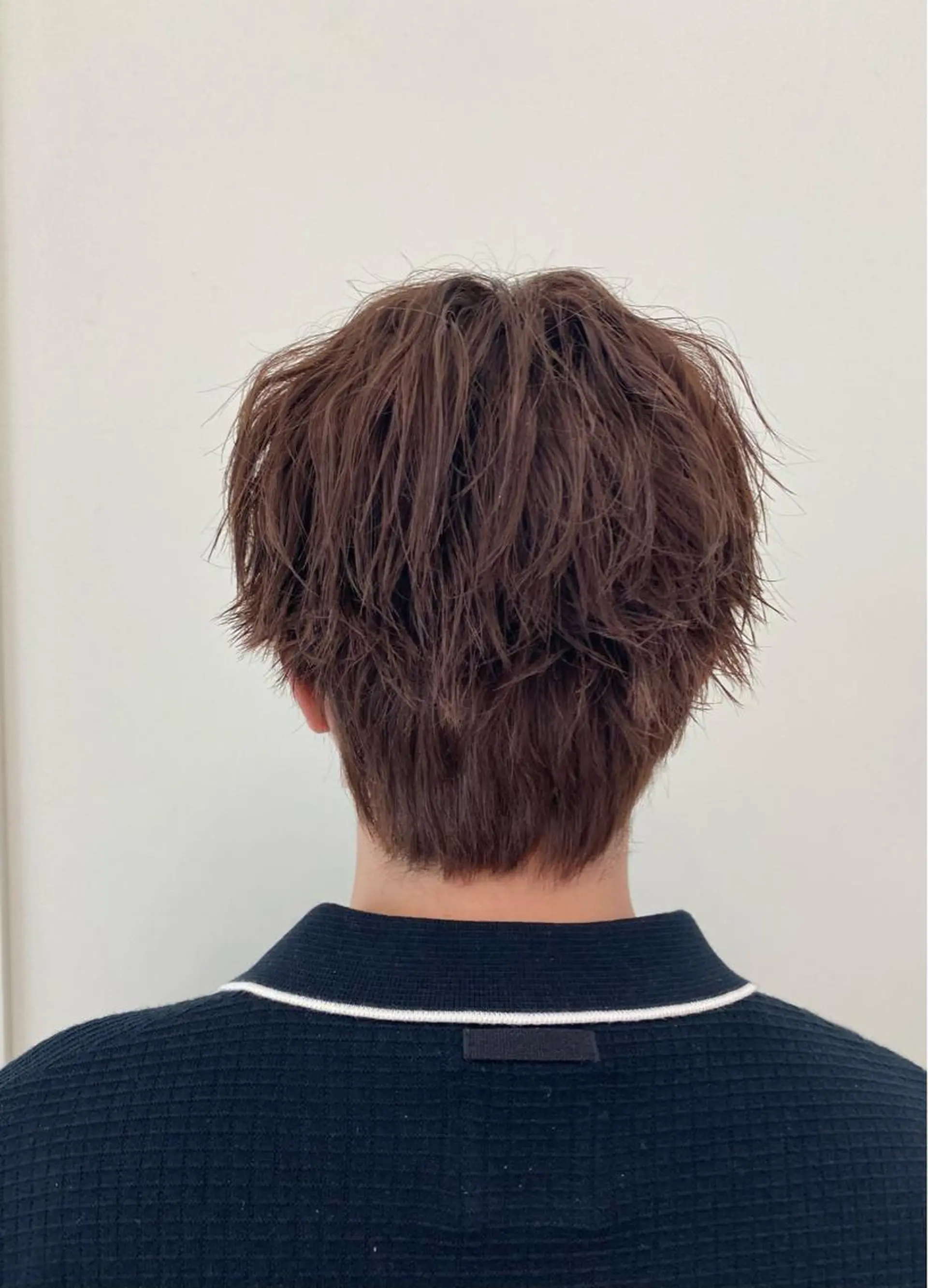 ショート カラー ヘアアレンジ メンズ メンズブリーチ ブリーチ ブラウンカラー ブリーチなしカラー オレンジ カット ヘアカラー 鈴木 二依奈のヘアスタイル