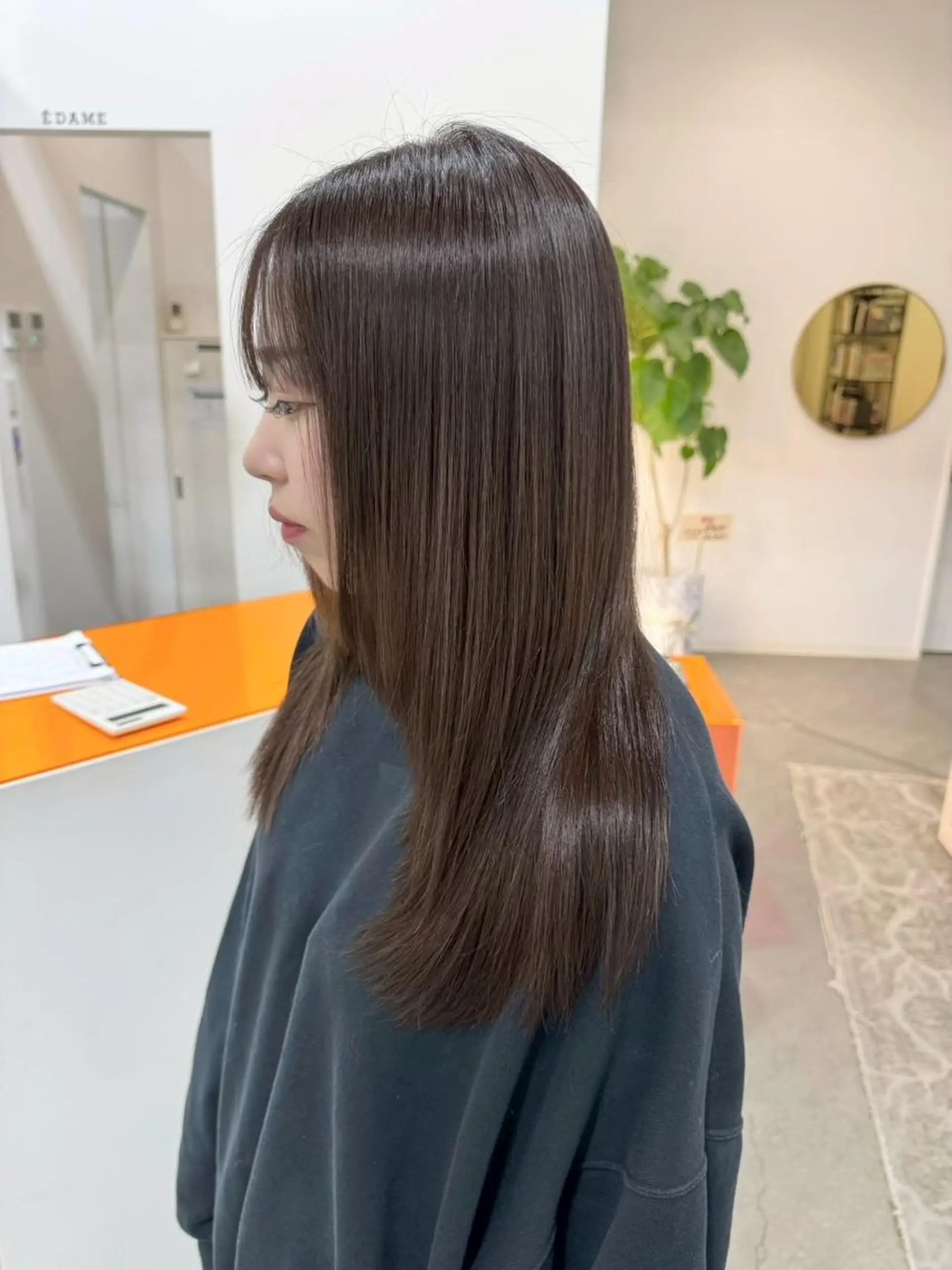 ロング カラー カット ヘアカラー トリートメント 韓国ヘア/レイヤー /髪質改善🦋イブキのヘアスタイル