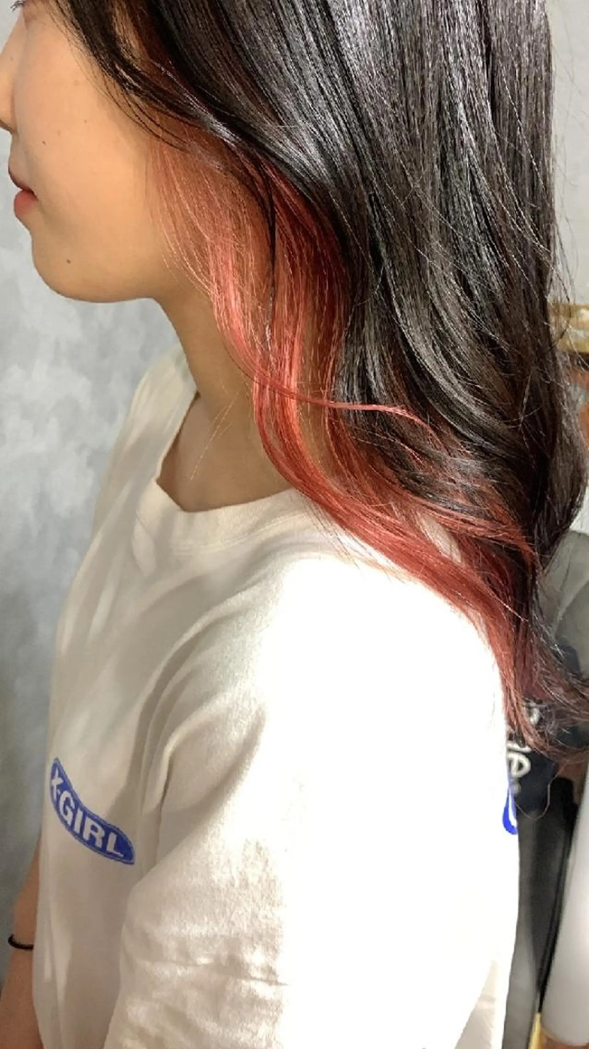 ロング カラー デザインカラー インナーカラー chouette シュエットのヘアスタイル