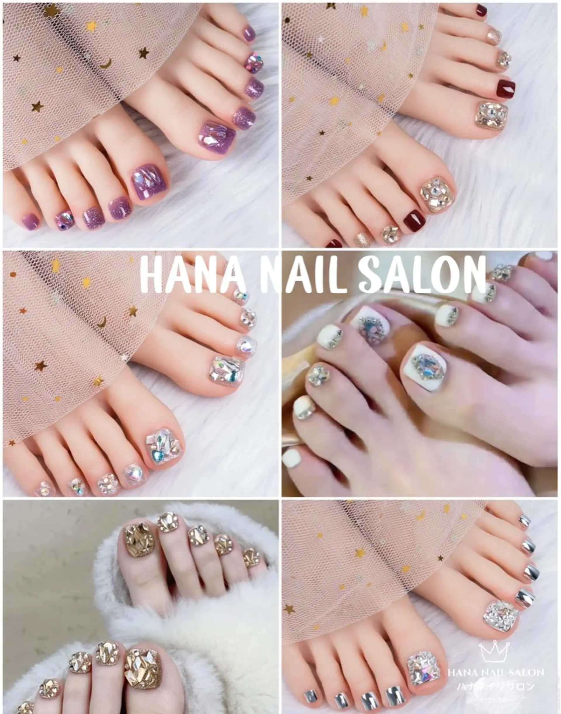 ネイル フットネイル HANA ART NAIL SALONのネイルデザイン