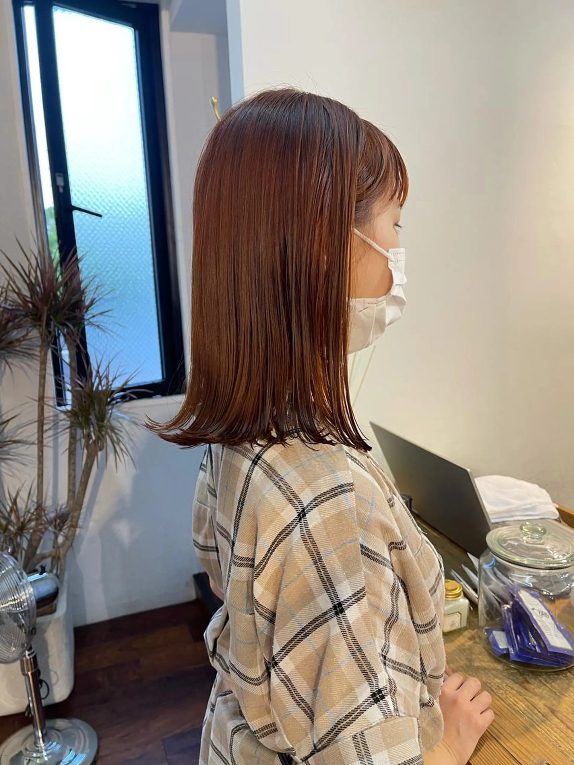 ミディアム カラー a rikaのヘアスタイル
