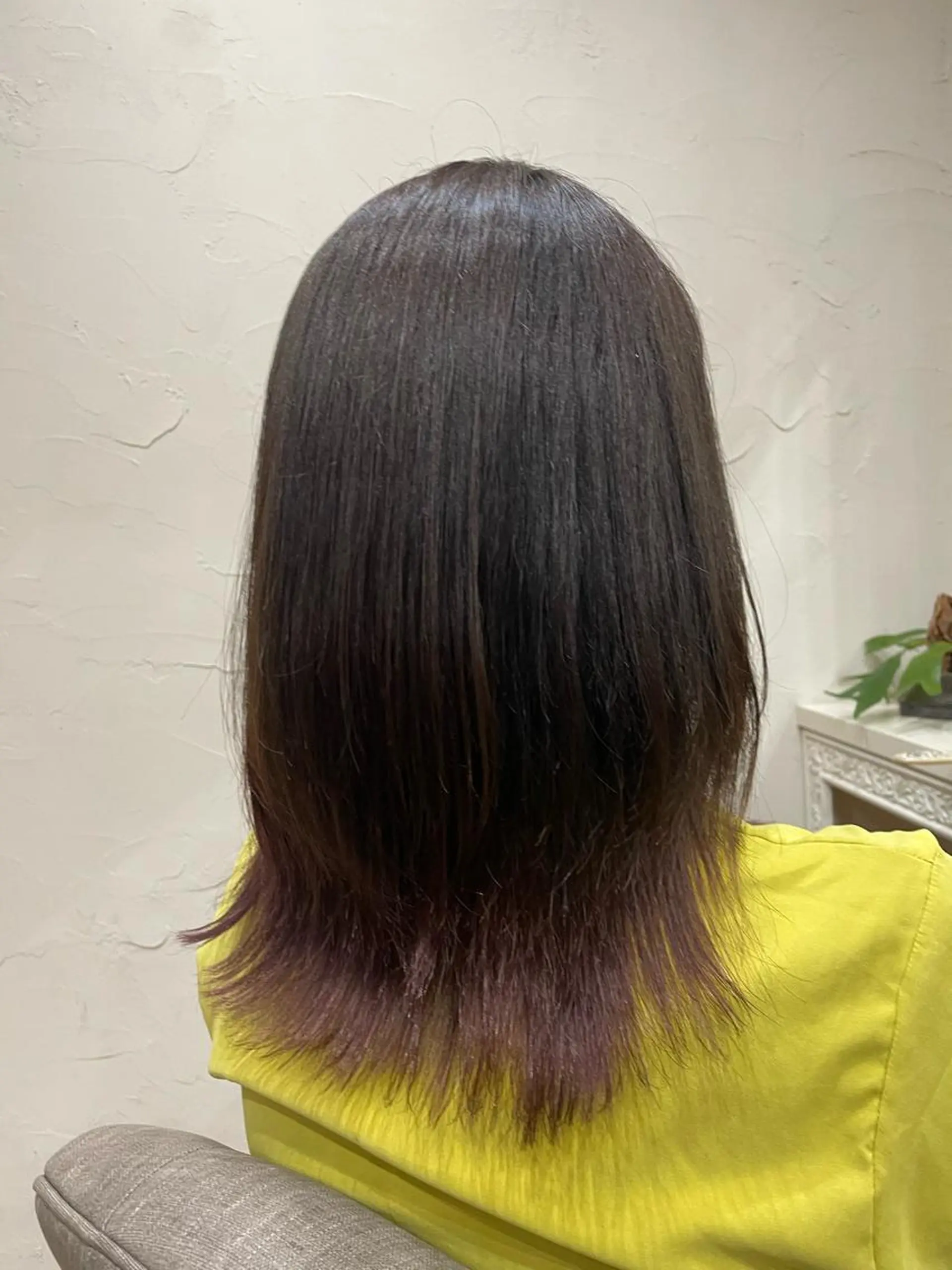 セミロング ら んのヘアスタイル