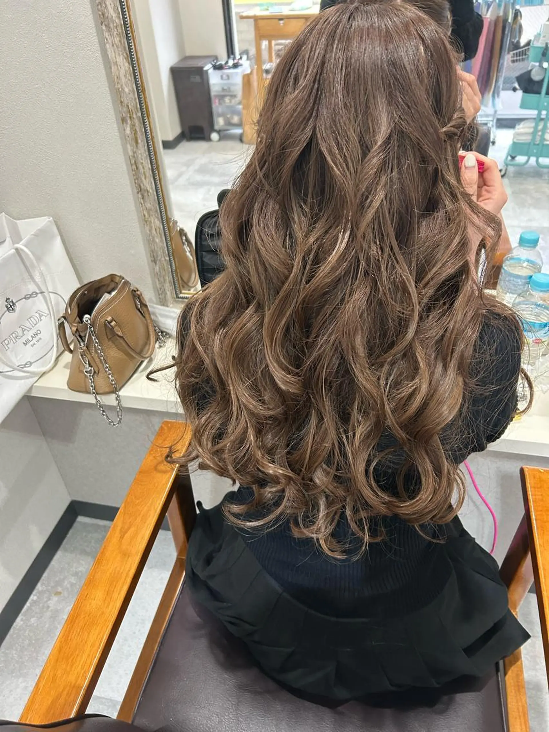 ロング ヘアカラー エクステ 🩵ララモアナ nazu🩵のヘアスタイル
