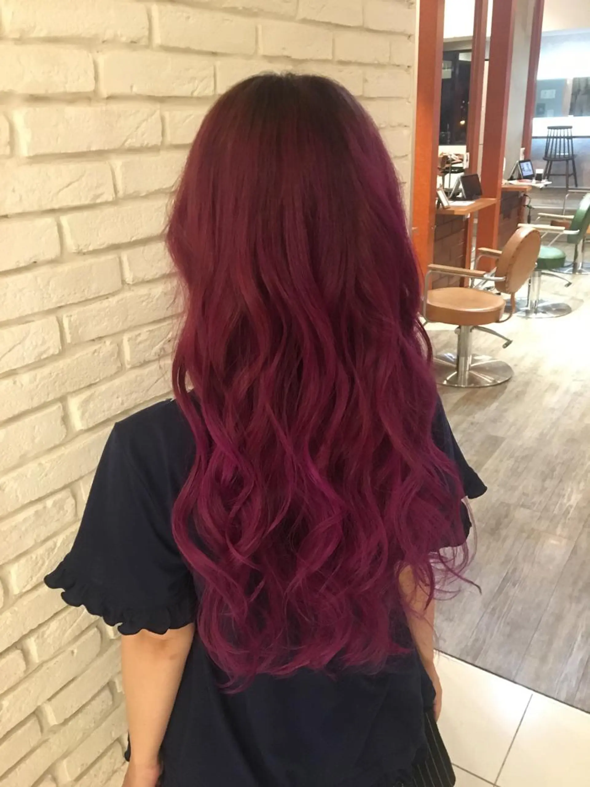 ロング カラー 宮下 浩一のヘアスタイル