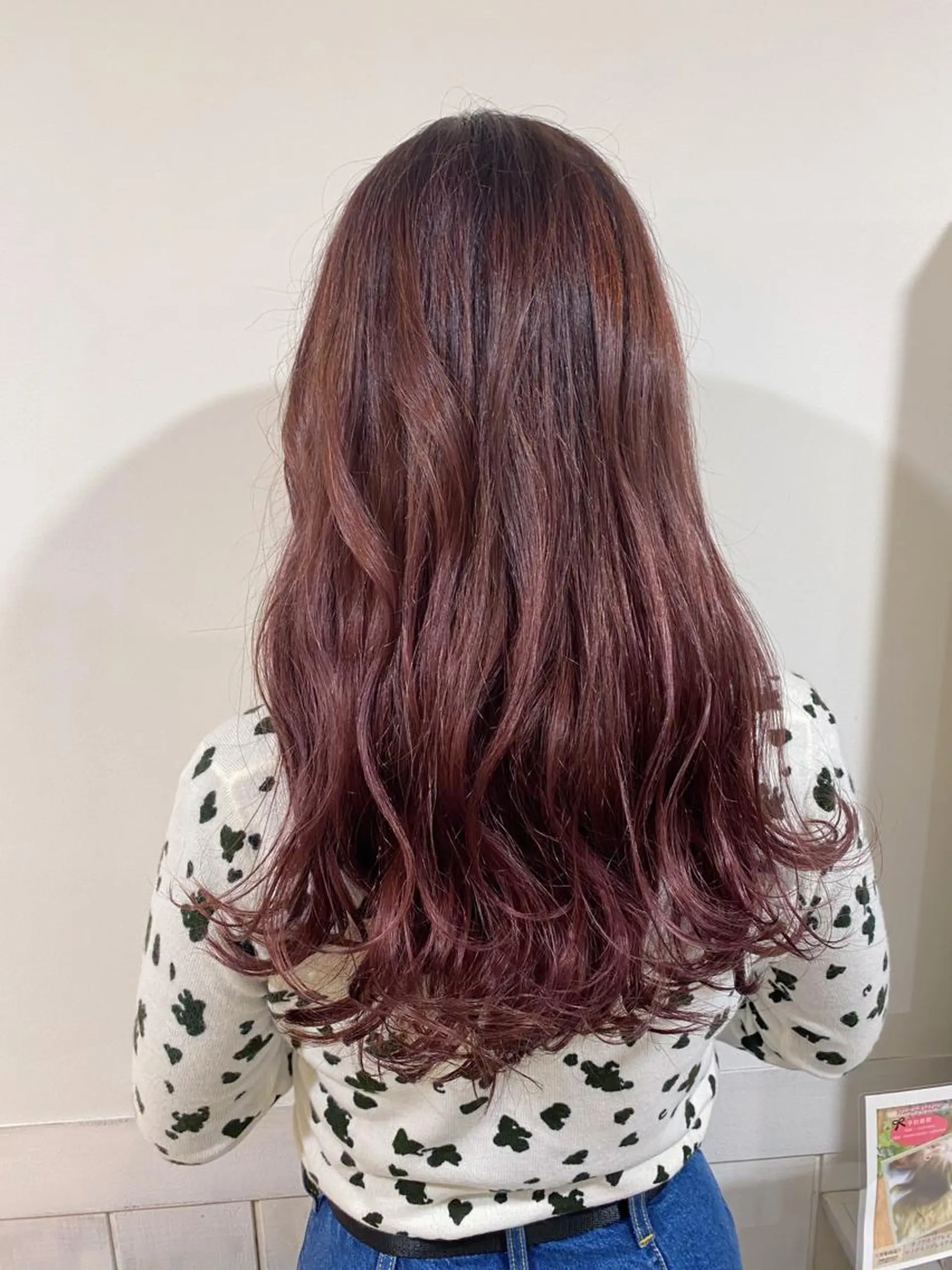 ロング カラー ブラウンカラー ピンクカラー ピンクブラウン Eimi エイミのヘアスタイル