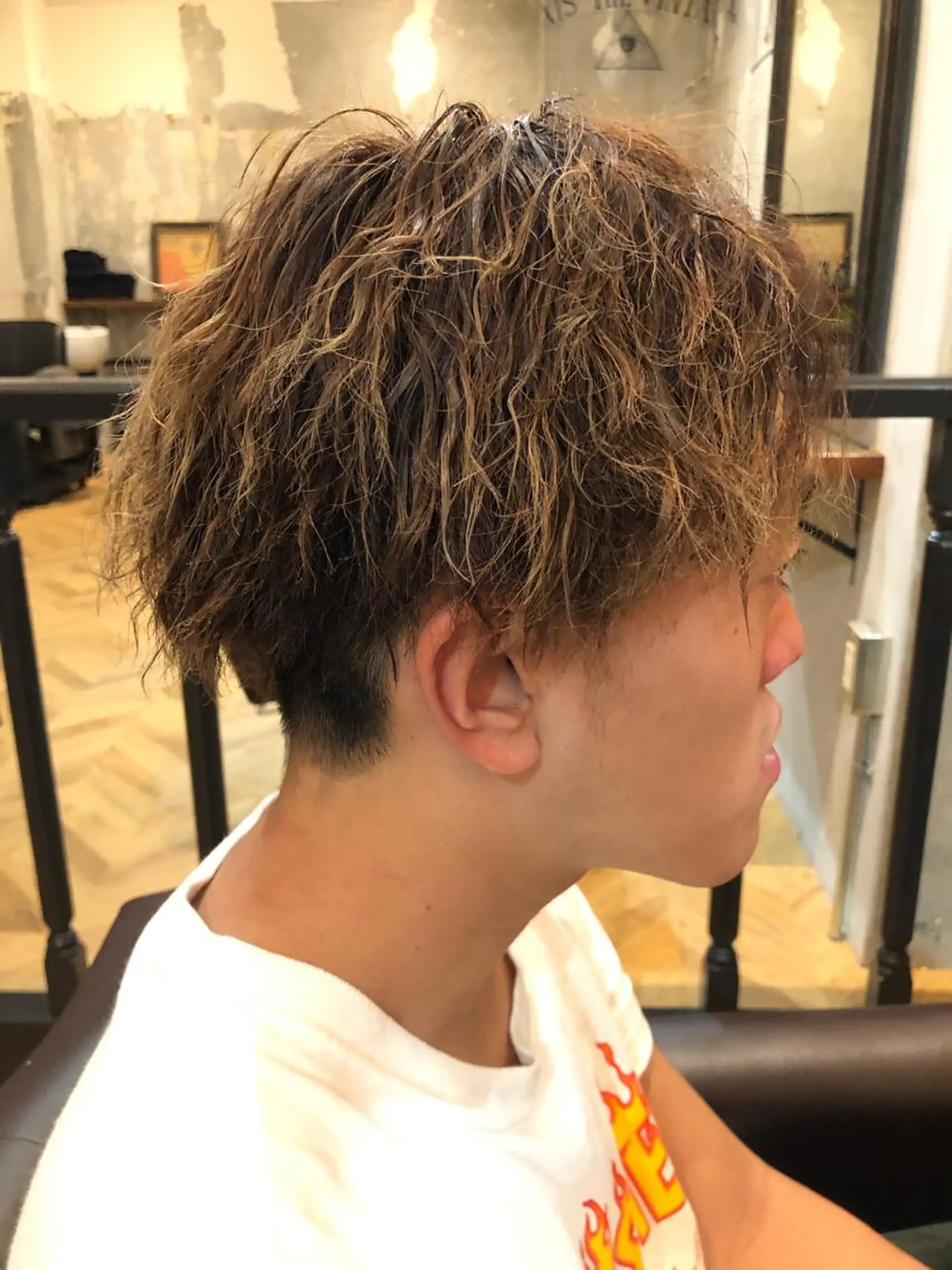 メンズ メンズパーマ メンズツイストパーマ ツイストパーマ エクステ指名No.1 【店長】橘田のヘアスタイル