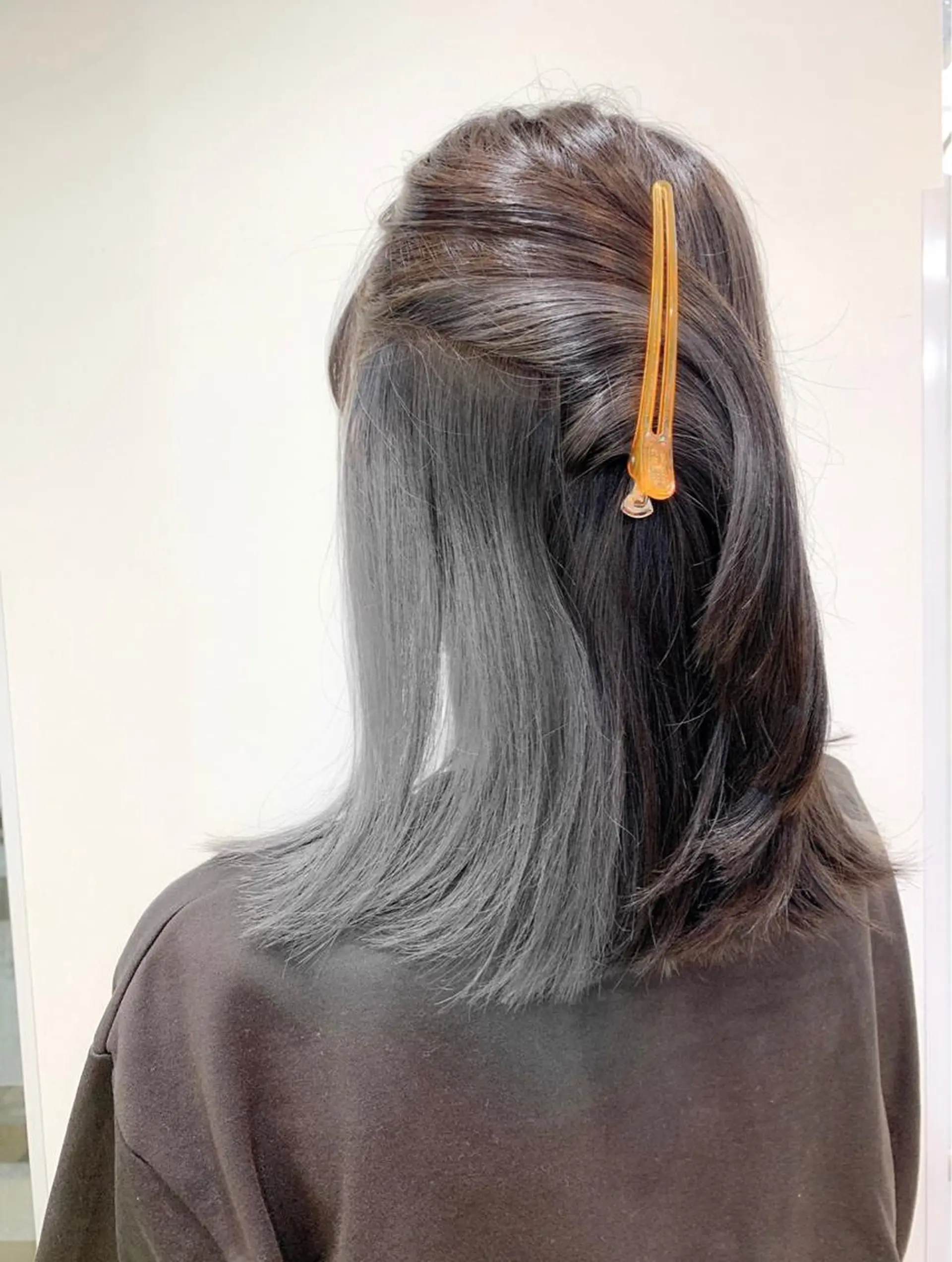 セミロング カラー 縮毛矯正/髪質改善 /韓国風　山川春輝のヘアスタイル