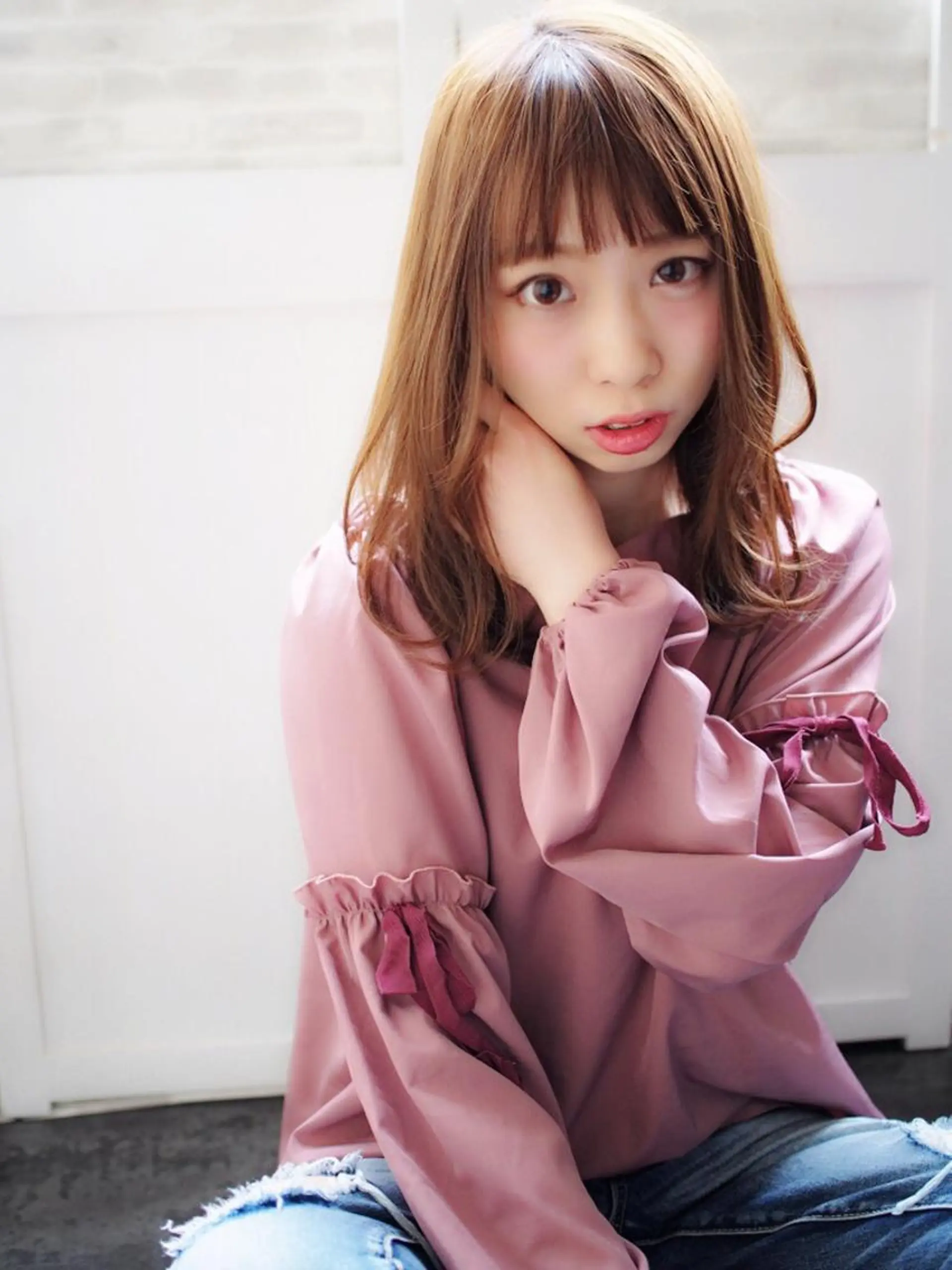 ミディアム ほさか しんごのヘアスタイル