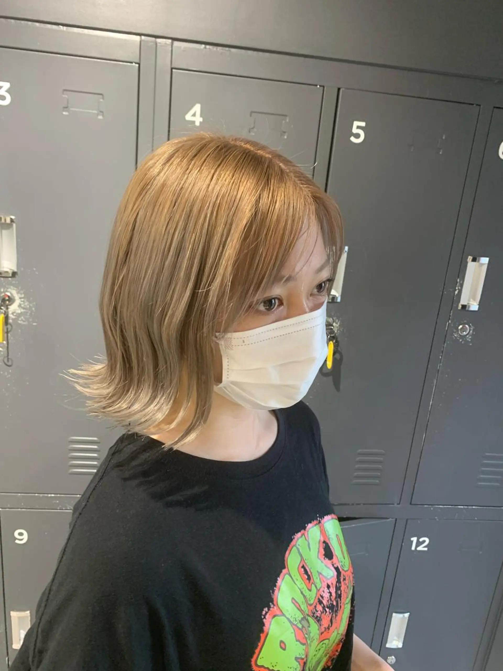 ミディアム カラー 園田 将士のヘアスタイル