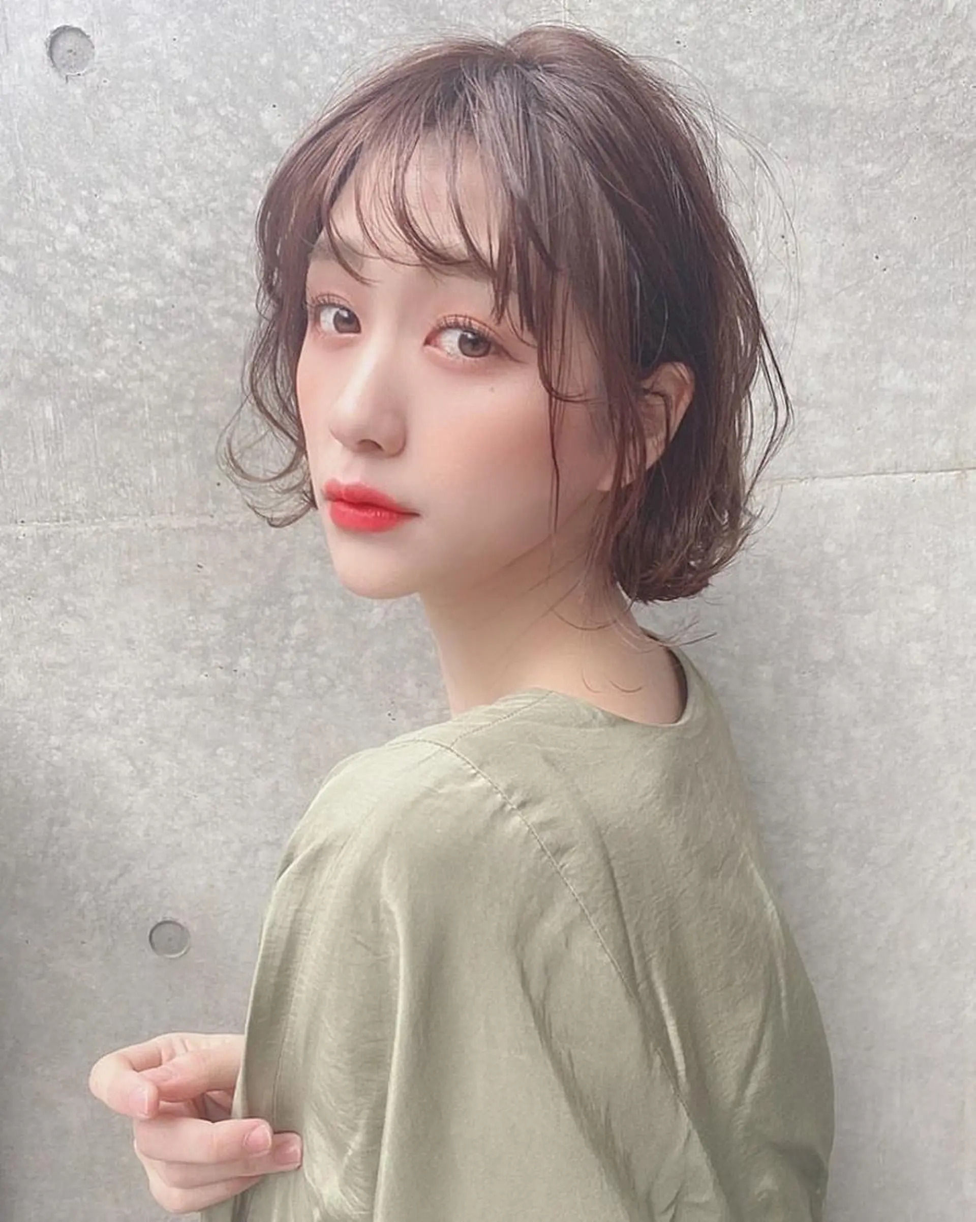 ショート カラー パーマ ヘアアレンジ marju銀座 マージュギンザのヘアスタイル