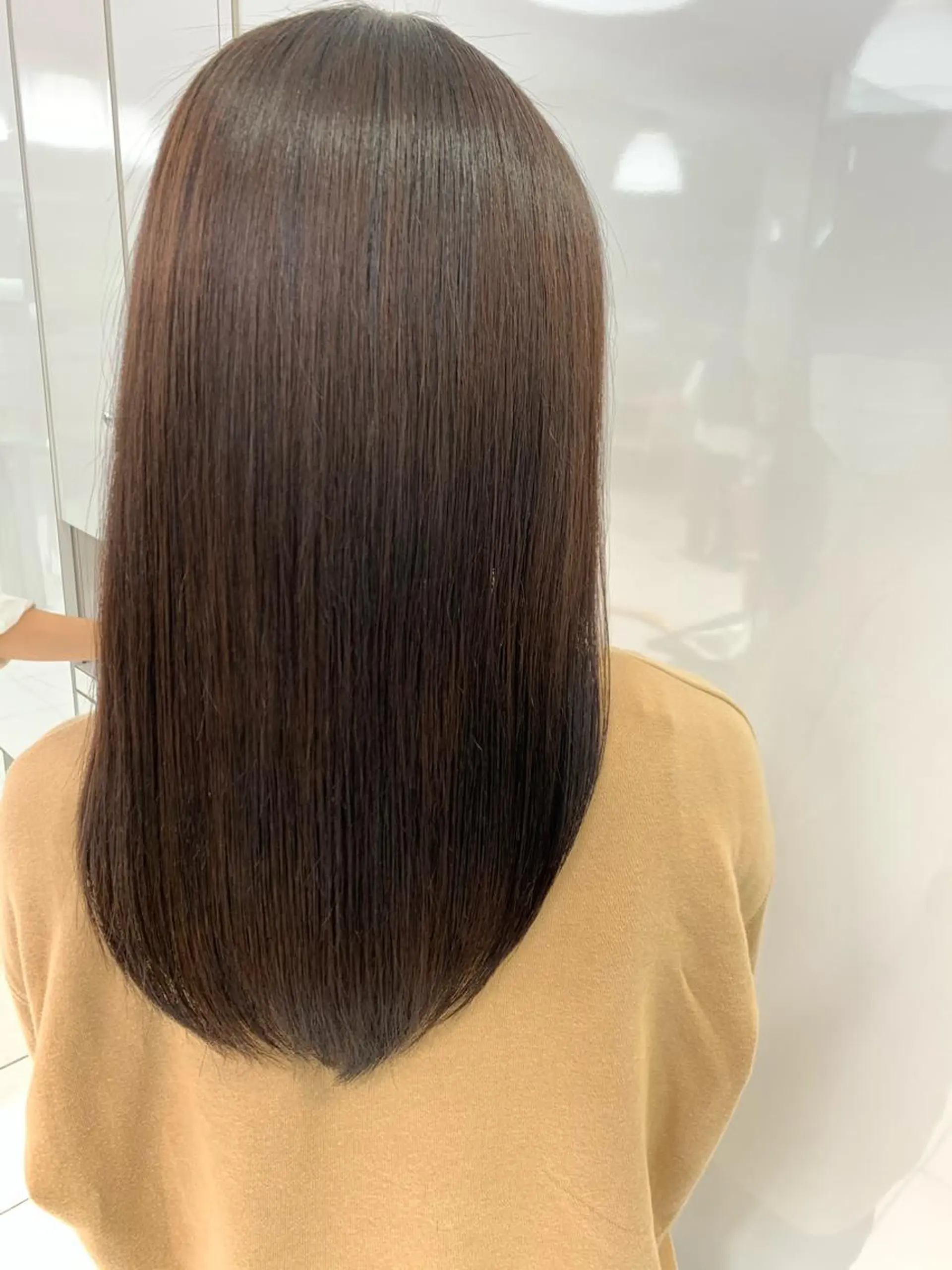 セミロング 髪質改善 トリートメント onishi yoshinaoのヘアスタイル