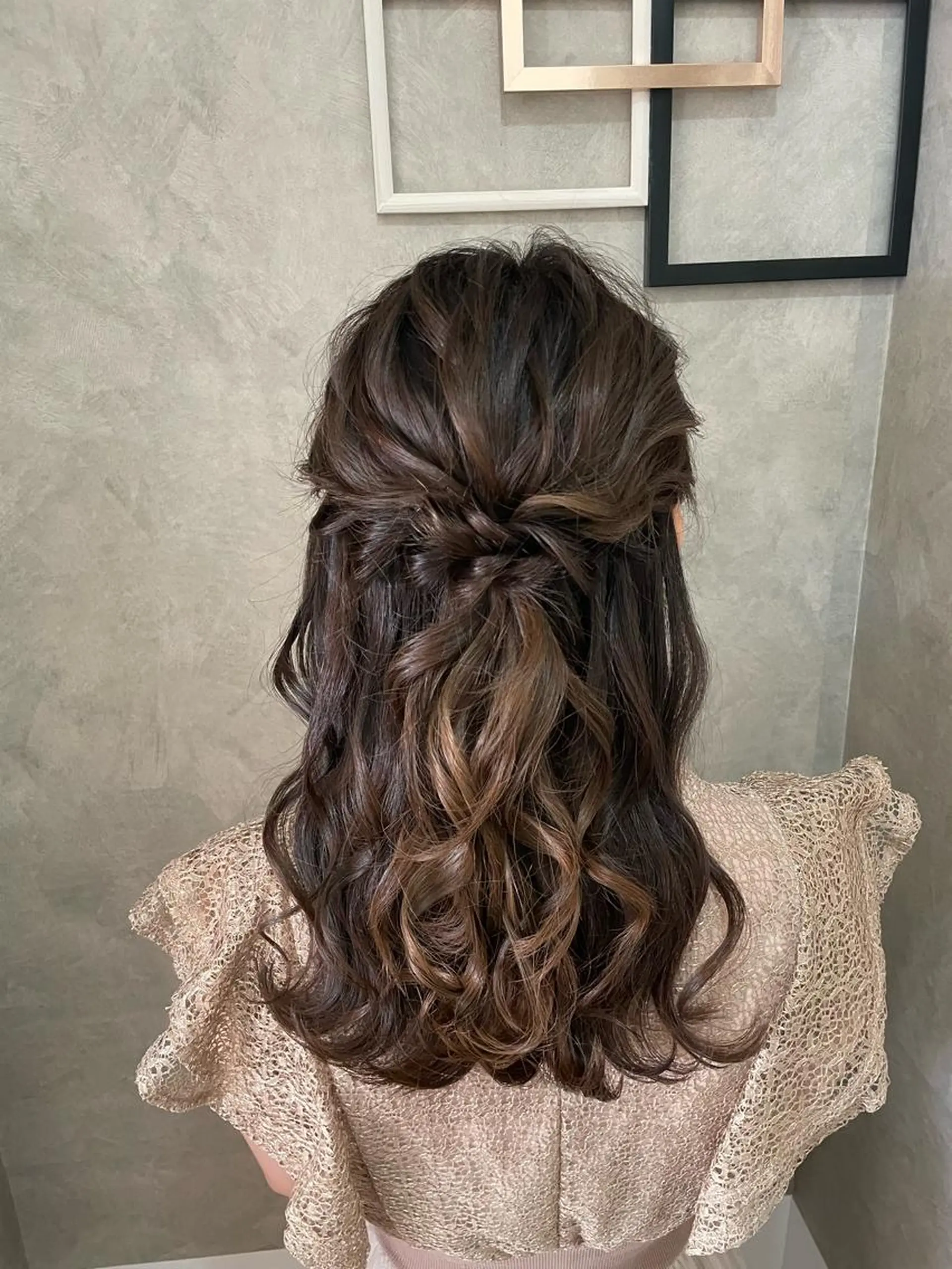 ヘアアレンジ ハーフアップ デート 浴衣 ヘアセット 参列・イベントヘア♡ ゆいなのヘアスタイル