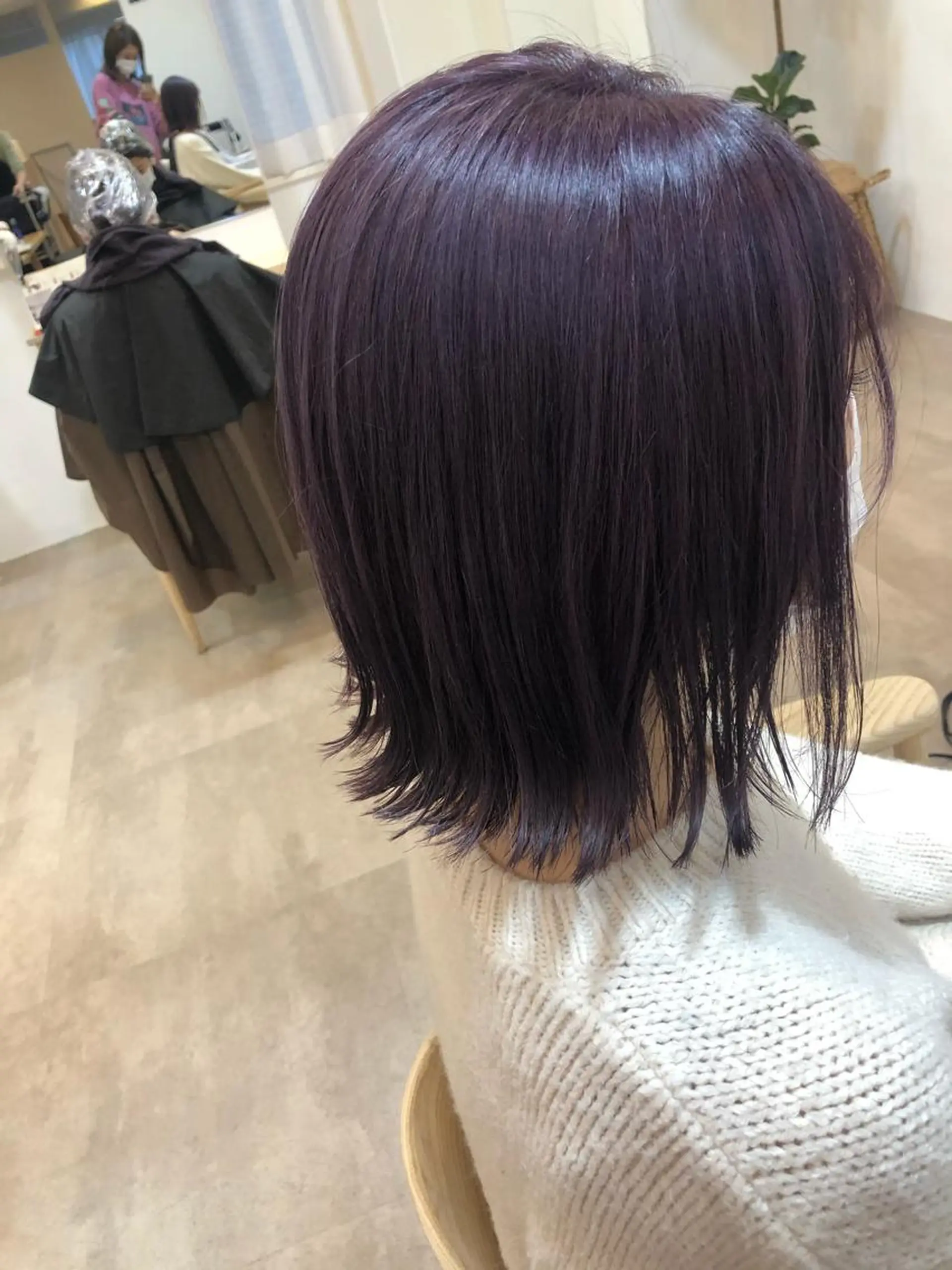カラー 大迫 江梨のヘアスタイル