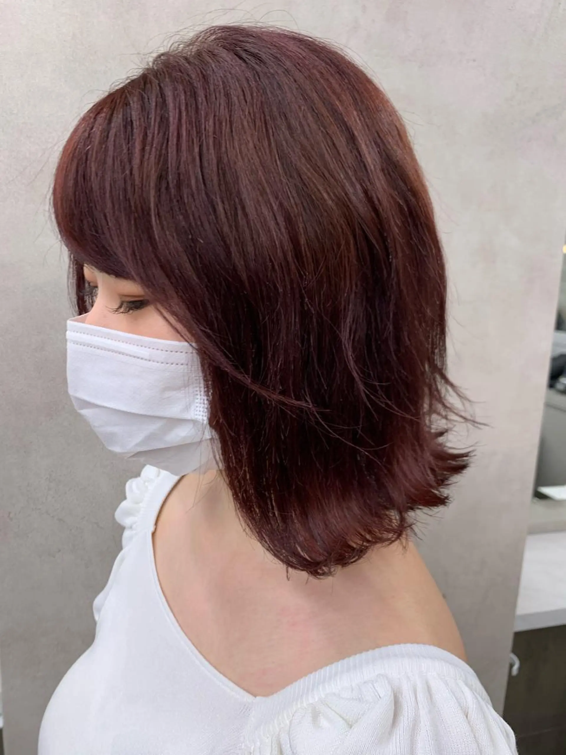 ミディアム カラー パーマ ヘアアレンジ メンズ ネイル マツエク・マツパ 🩵 JURI🩵のヘアスタイル