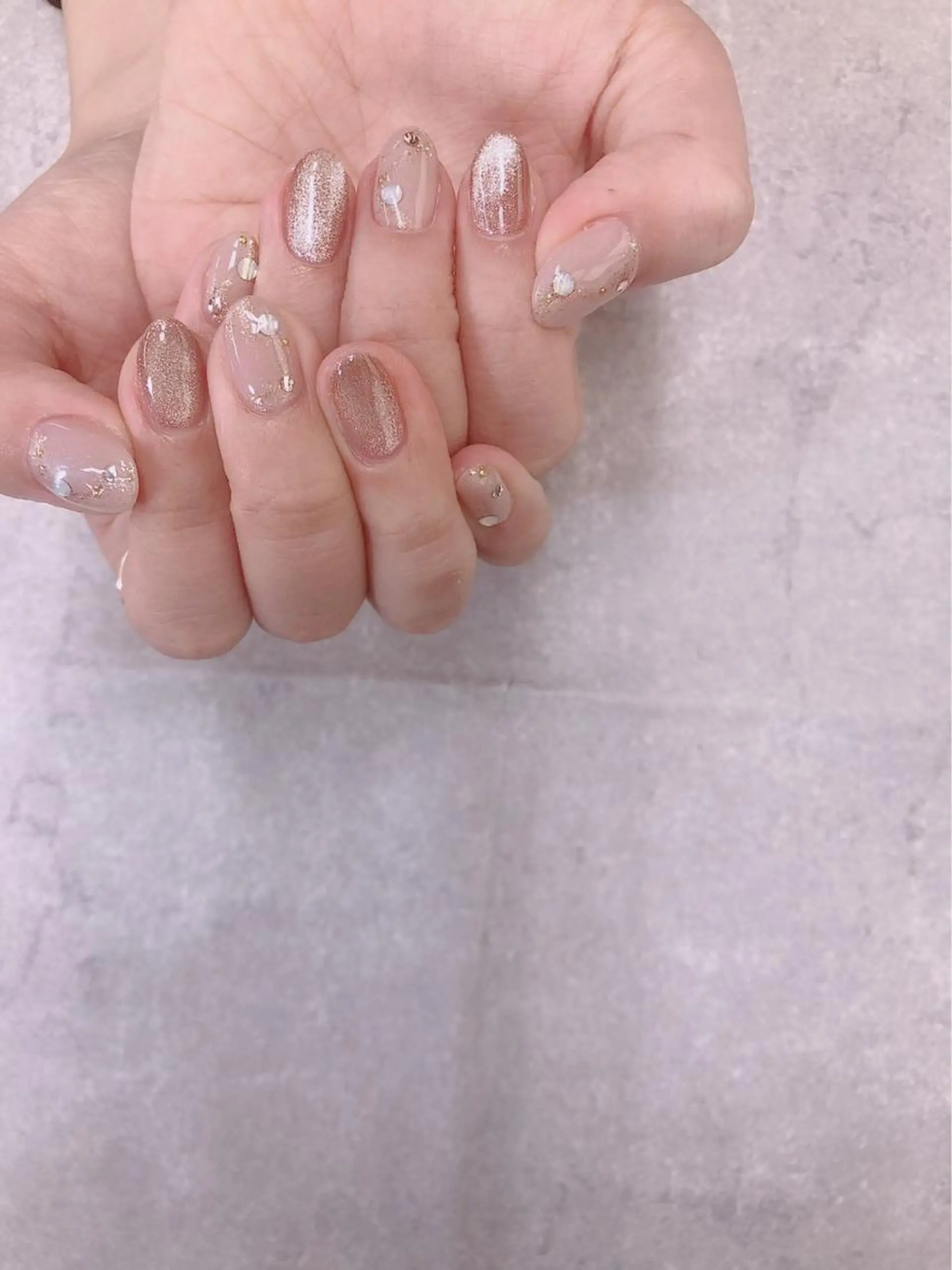 ネイル マグネットネイル オフィスネイル ハンドネイル FASTNAIL PLUS 新宿店のネイルデザイン