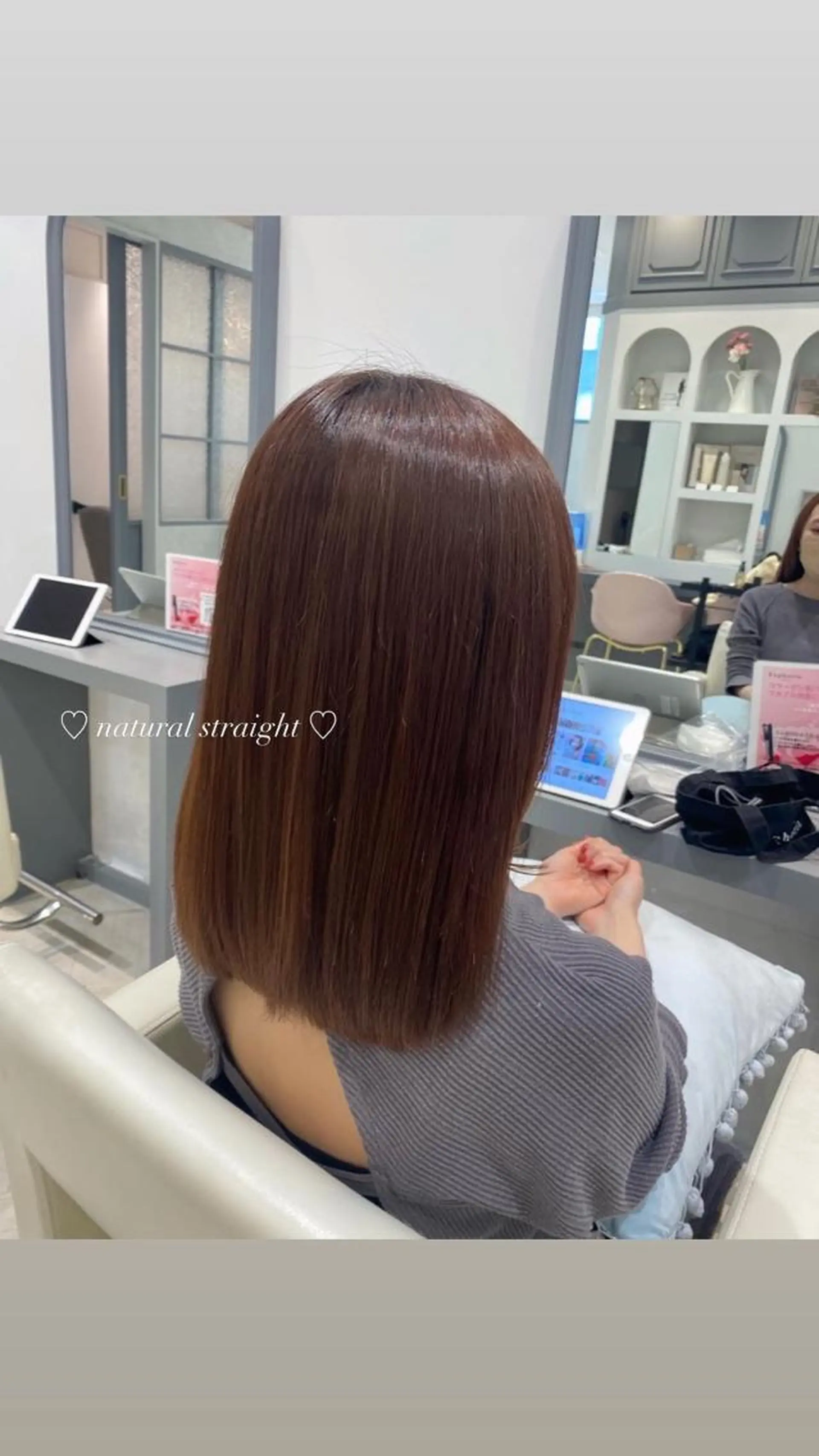 ミディアム パーマ 縮毛矯正 mako︴ Euphoriaのヘアスタイル