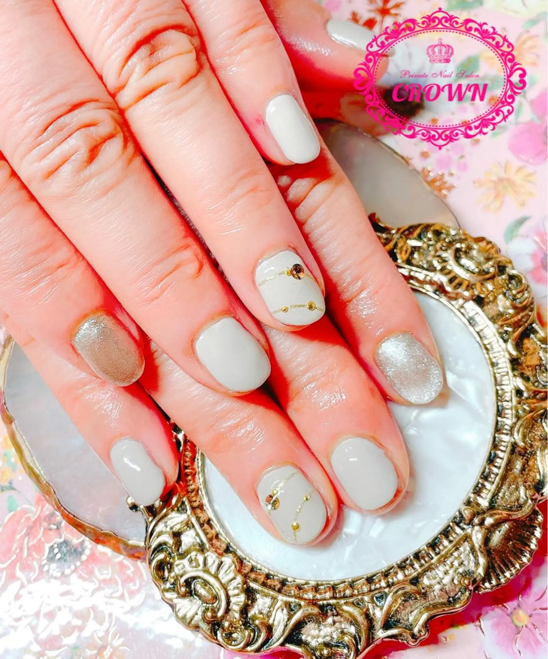 ネイル CROWN プライベートサロンのネイルデザイン