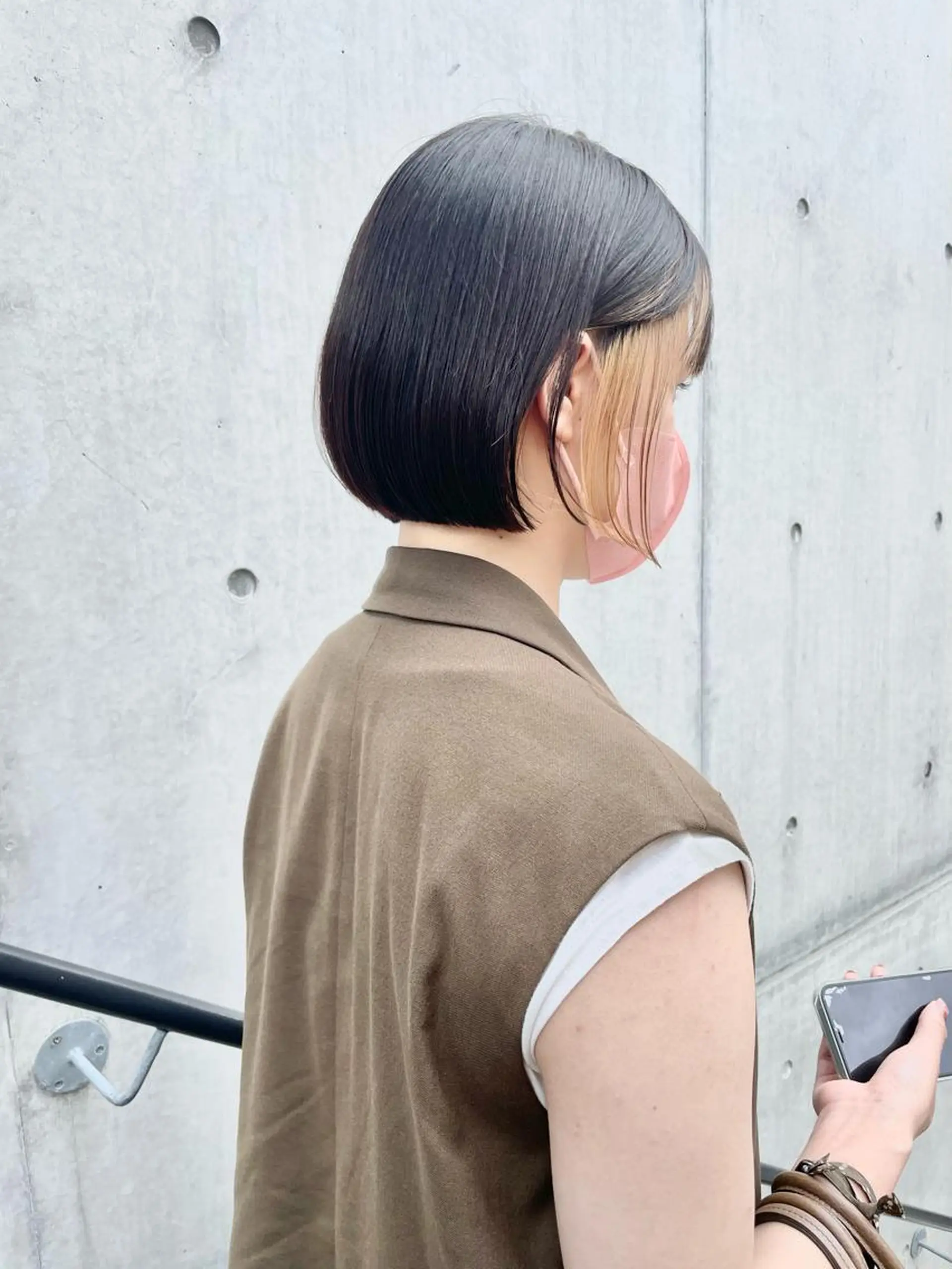 ショート カラー ショートボブ ハンサムショート アディクシーカラー イヤリングカラー ハイライトカラー カット ヘアカラー トリートメント ショートボブ髪質改善 縮毛矯正のプロ山道潤のヘアスタイル