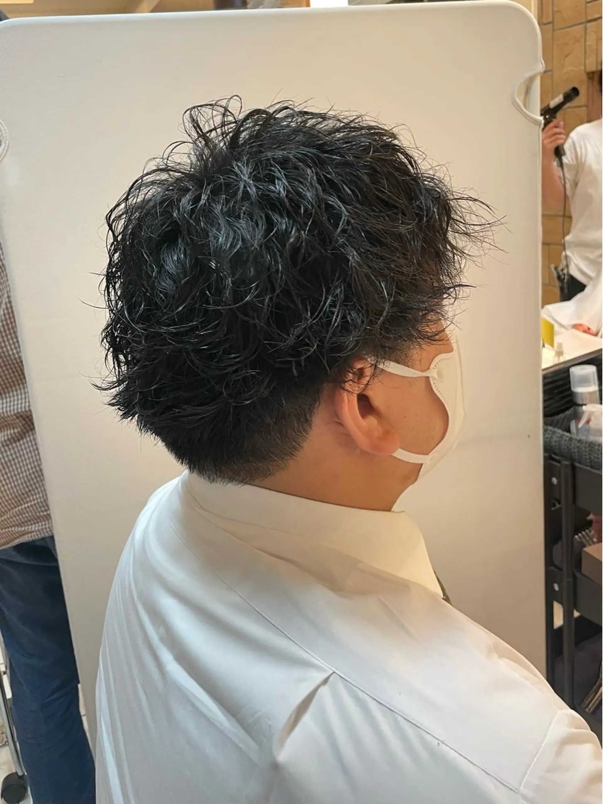 ショート カット パーマ 新籾 尚哉のヘアスタイル