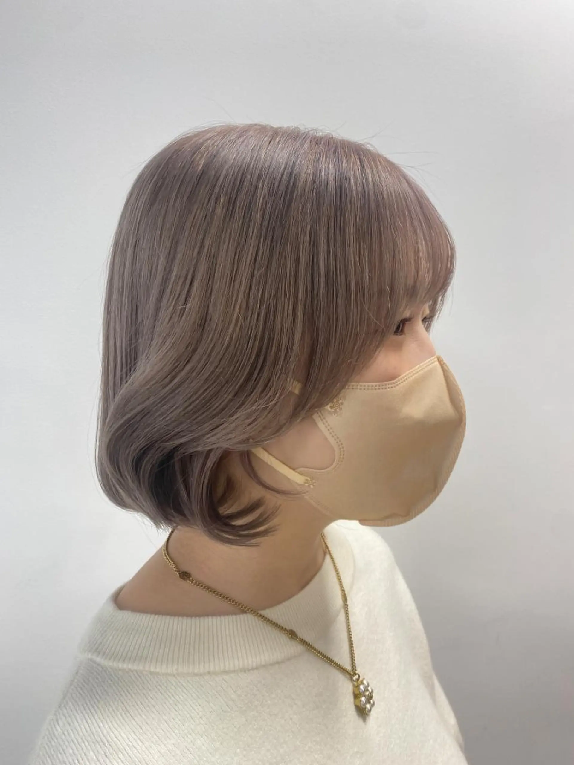 ショート カラー ブリーチ ハイトーンカラー タンバルモリ 和歌山韓国ヘア🌙 MOEのヘアスタイル
