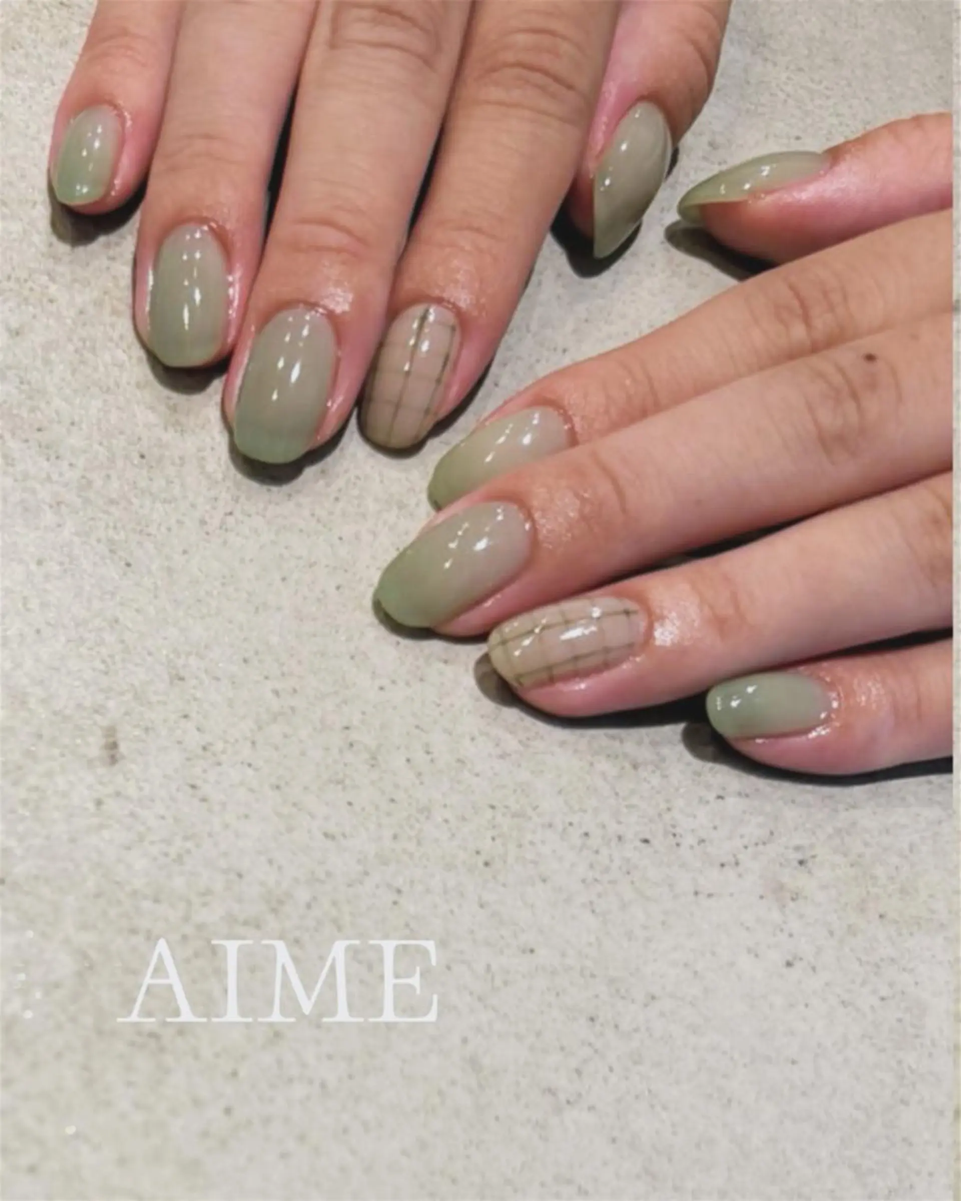ネイル アートネイル ハンドネイル AIME （momo）のネイルデザイン