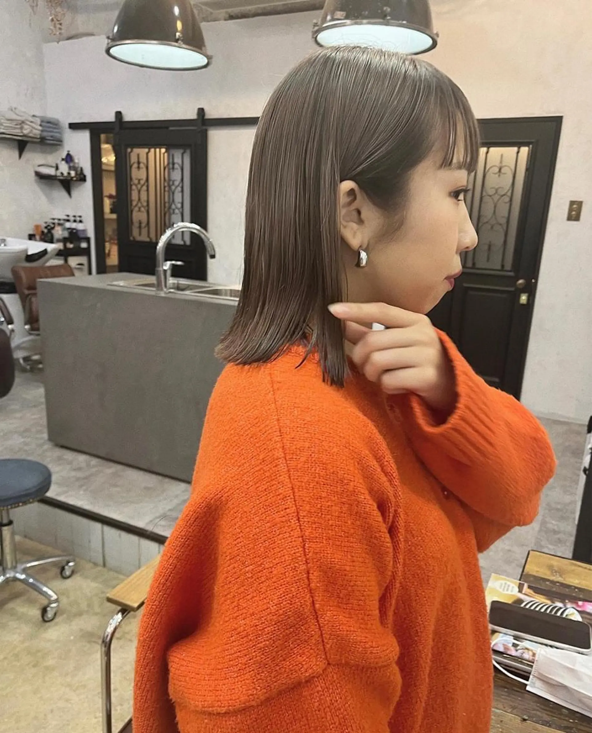 ミディアム イタヤ マイカのヘアスタイル