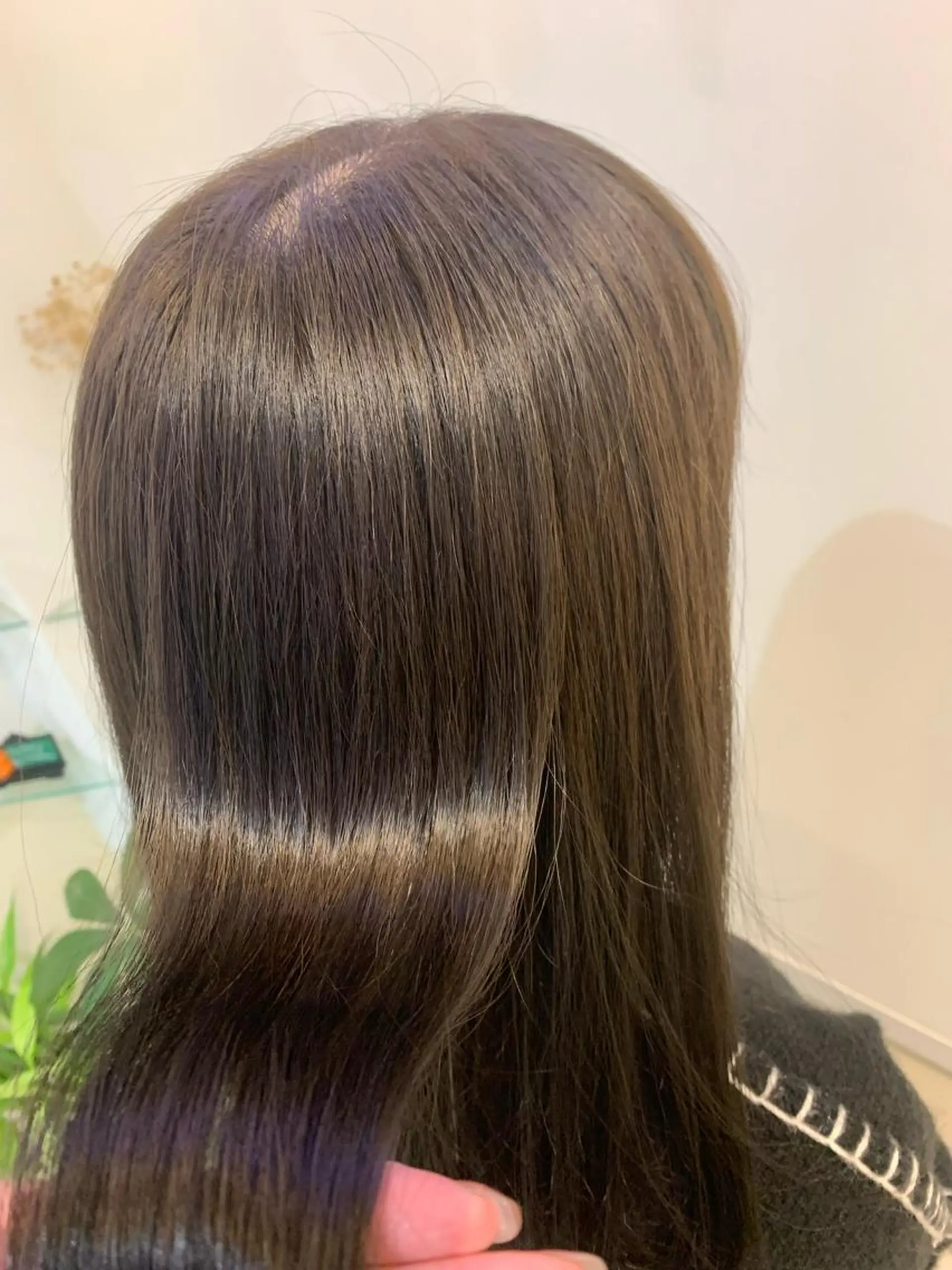 カラー ブリーチしない暖色 カラー🥀杉 優菜のヘアスタイル