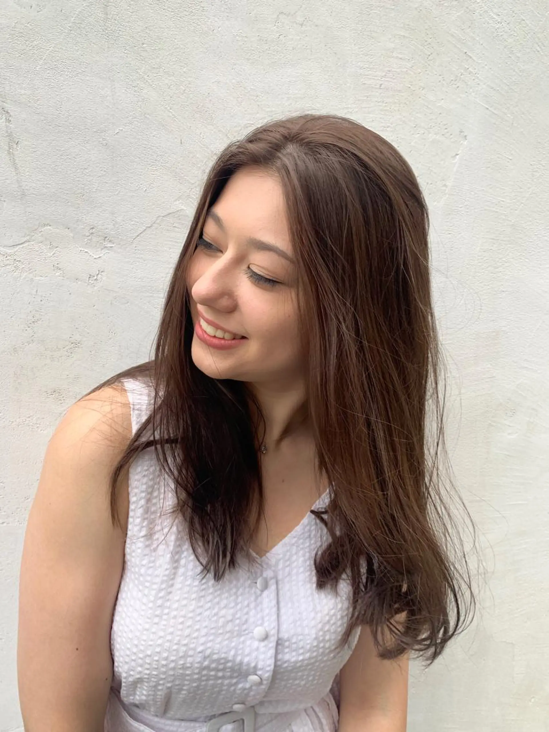 ロング ロング カット ヘアカラー トリートメント 山本 晶大のヘアスタイル