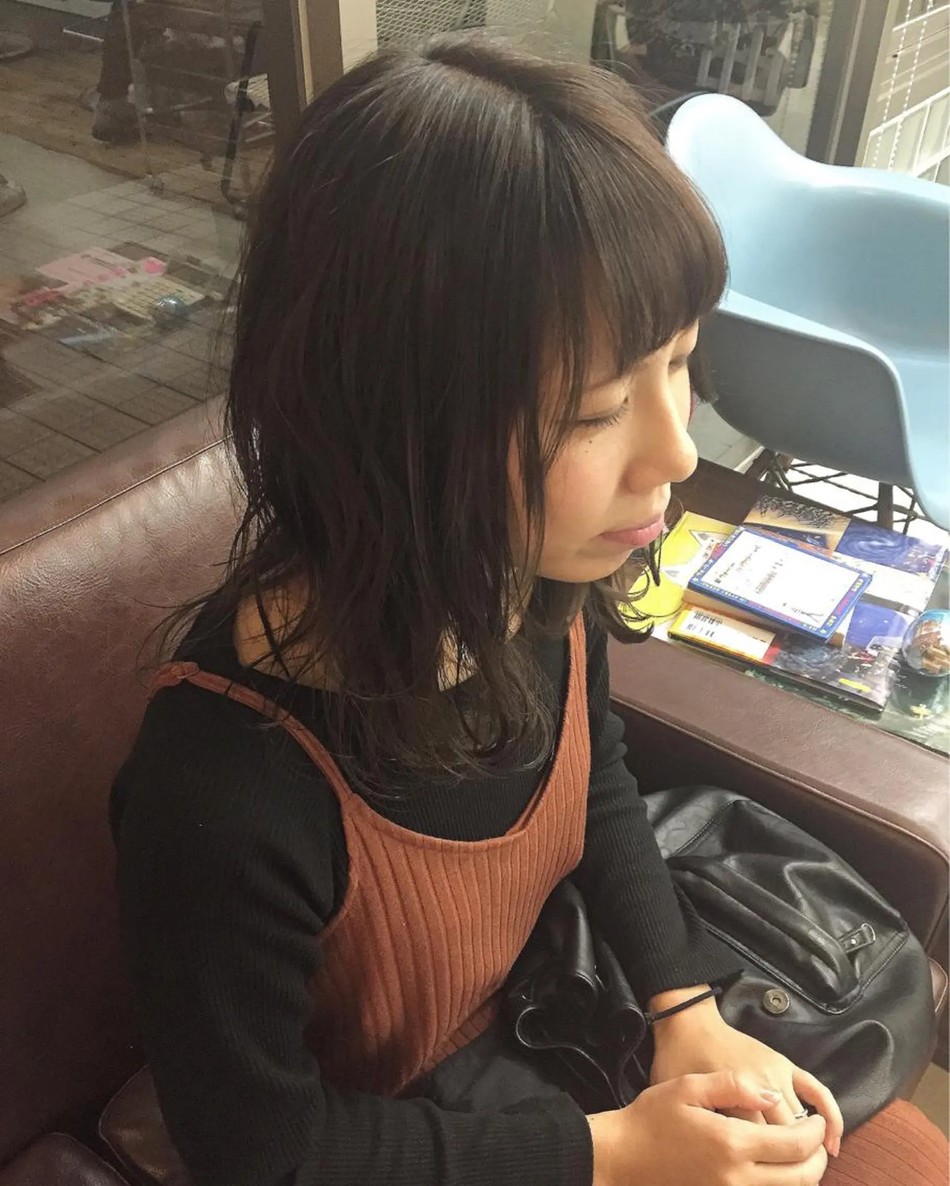 ミディアム セミロング カラー camillahair所属・ITO YUKIのヘアスタイル