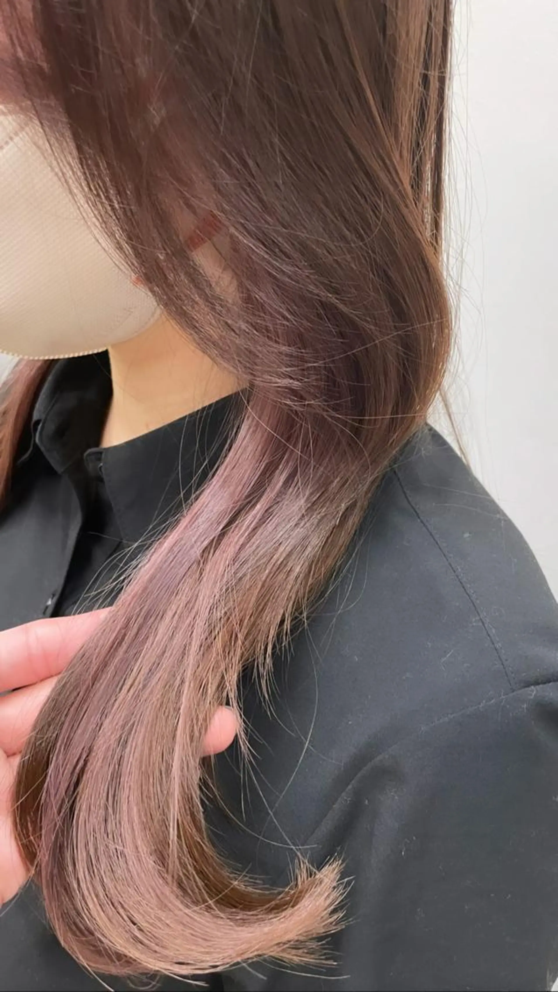 セミロング 岡本 拡夢のヘアスタイル