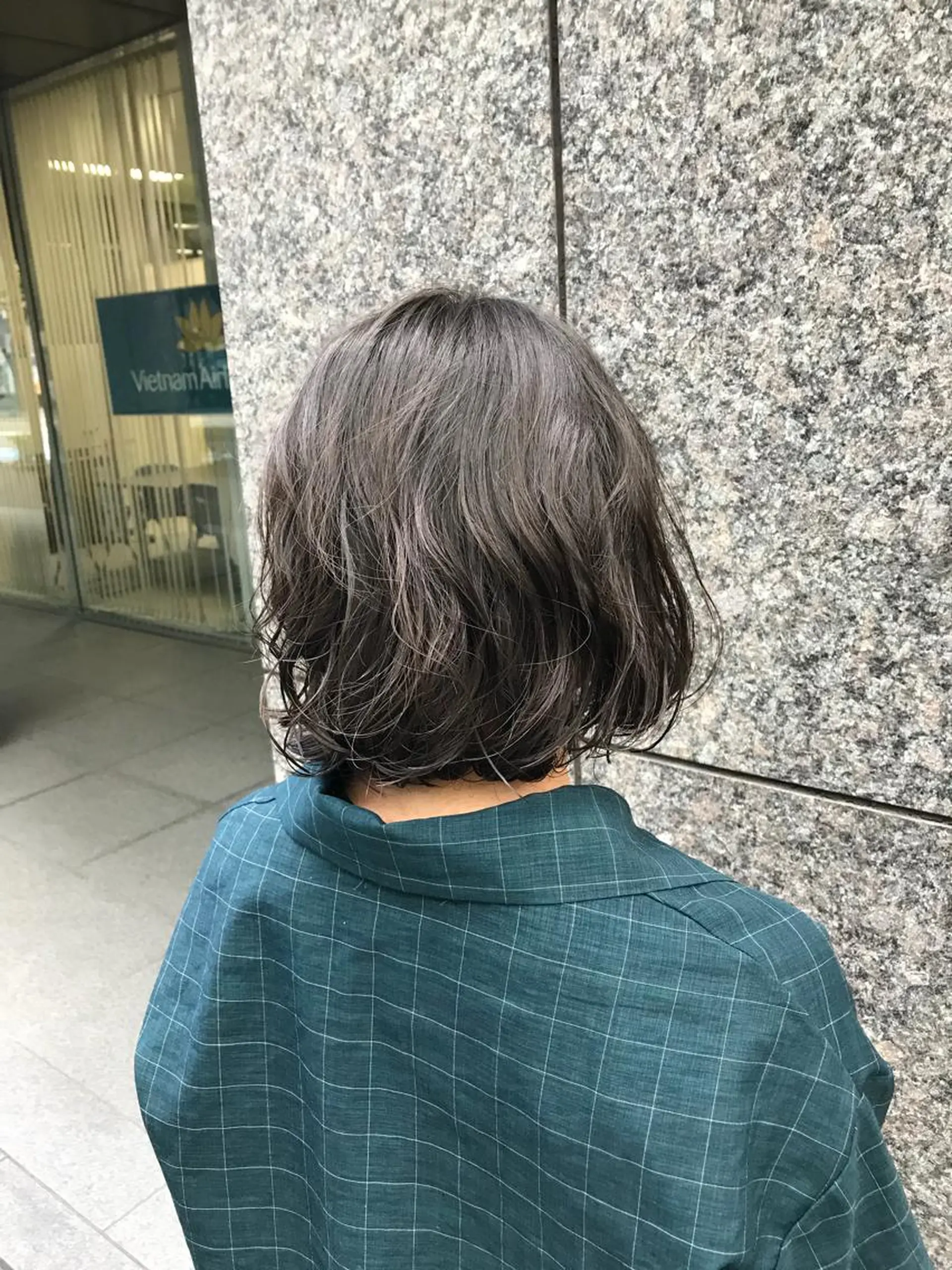 ミディアム パーマ ere hair salonのヘアスタイル