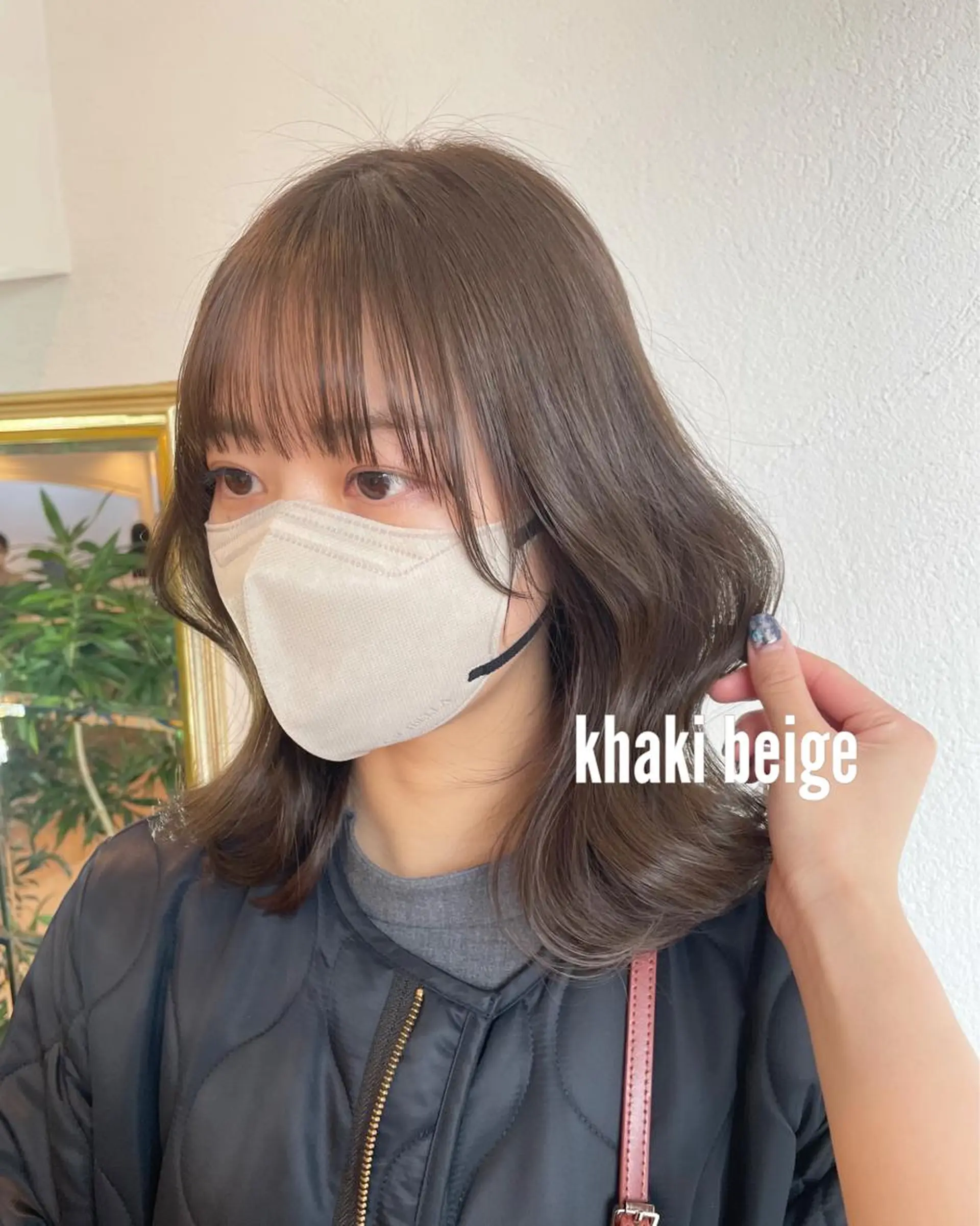 カラー ブリーチ ブリーチなしカラー トルクアータ伏見 MIKUのヘアスタイル