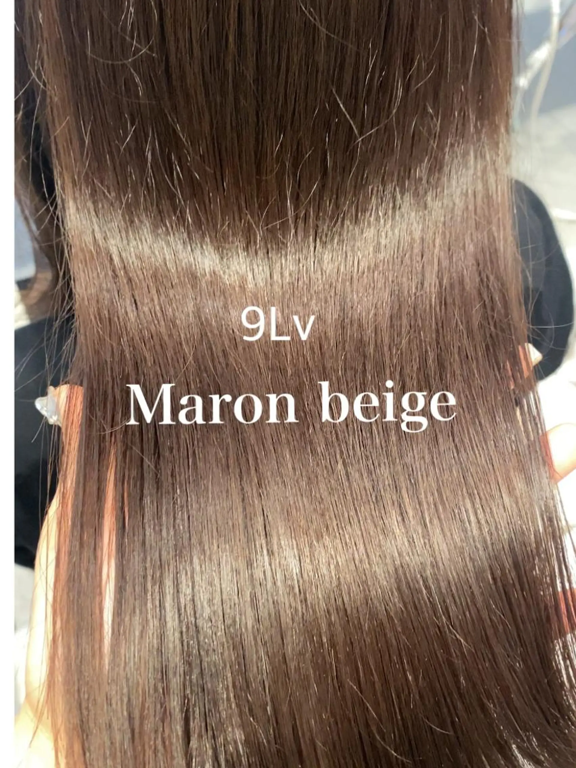 ミディアム カラー パーマ ヘアアレンジ ブリーチ ブリーチなしカラー 小野寺瑞希 /最小顔カットのヘアスタイル